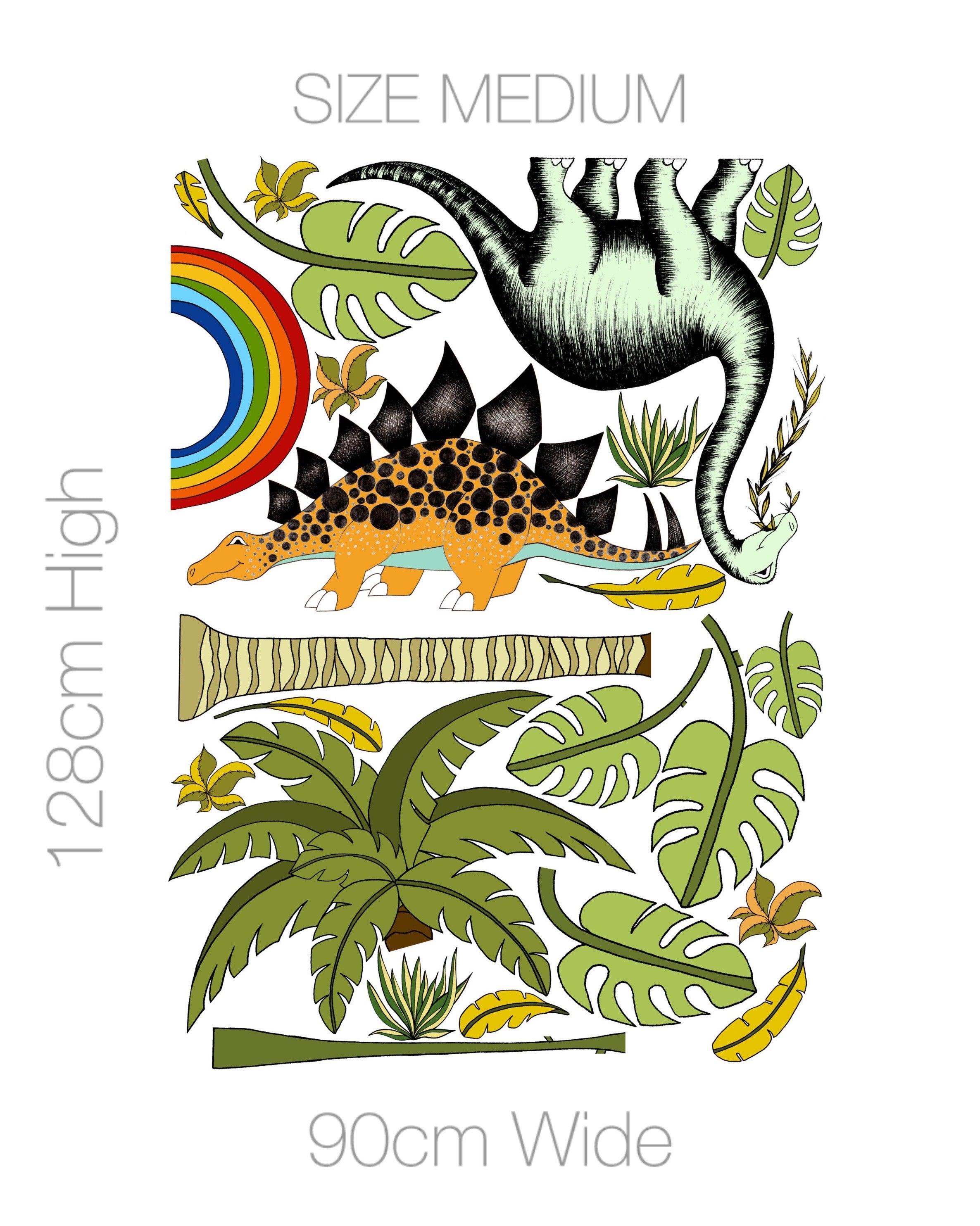Decal Jungle Dino & Palm Selection Pack