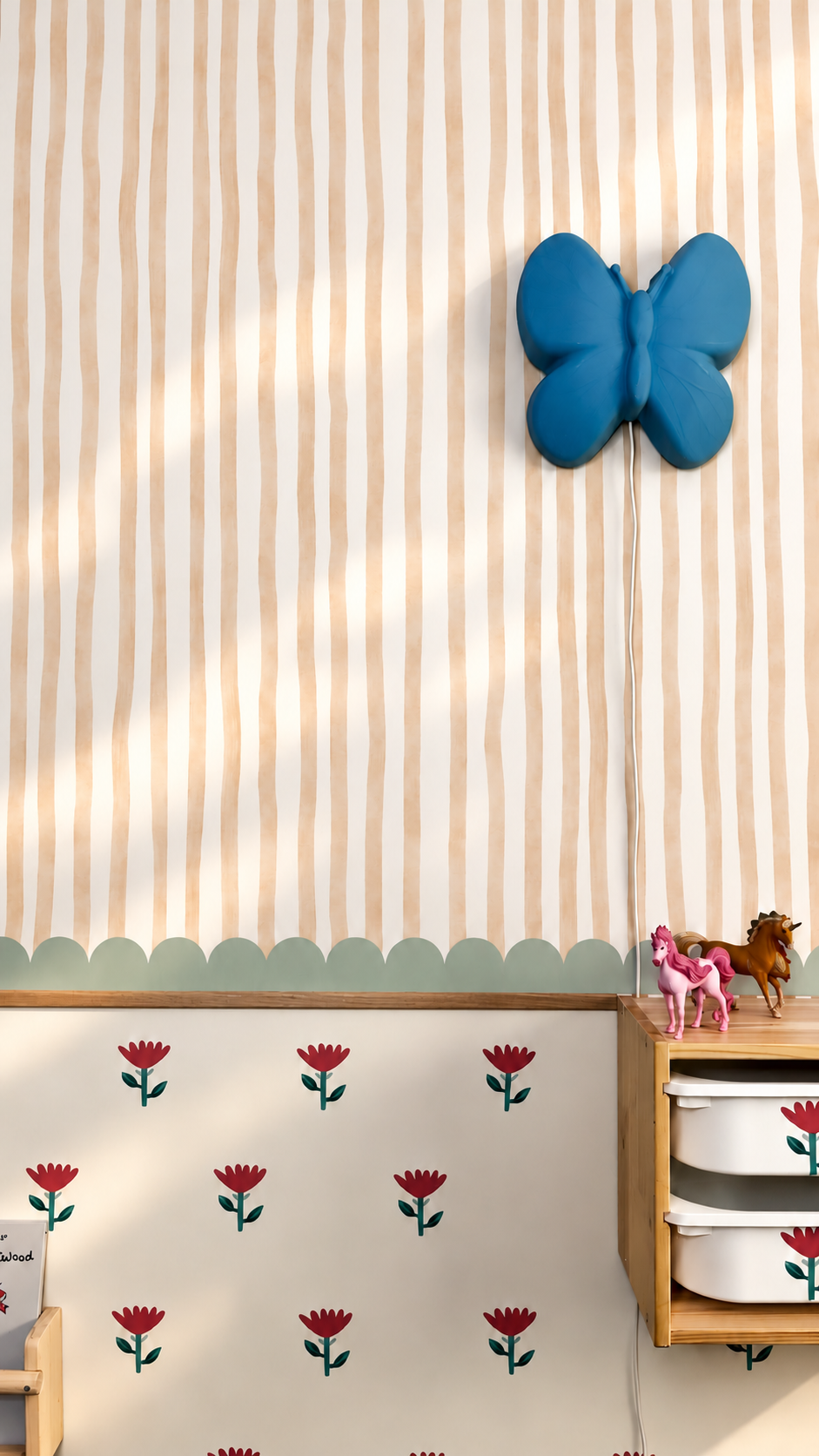 Decals - Hand Painted Stripes - Golden Honey