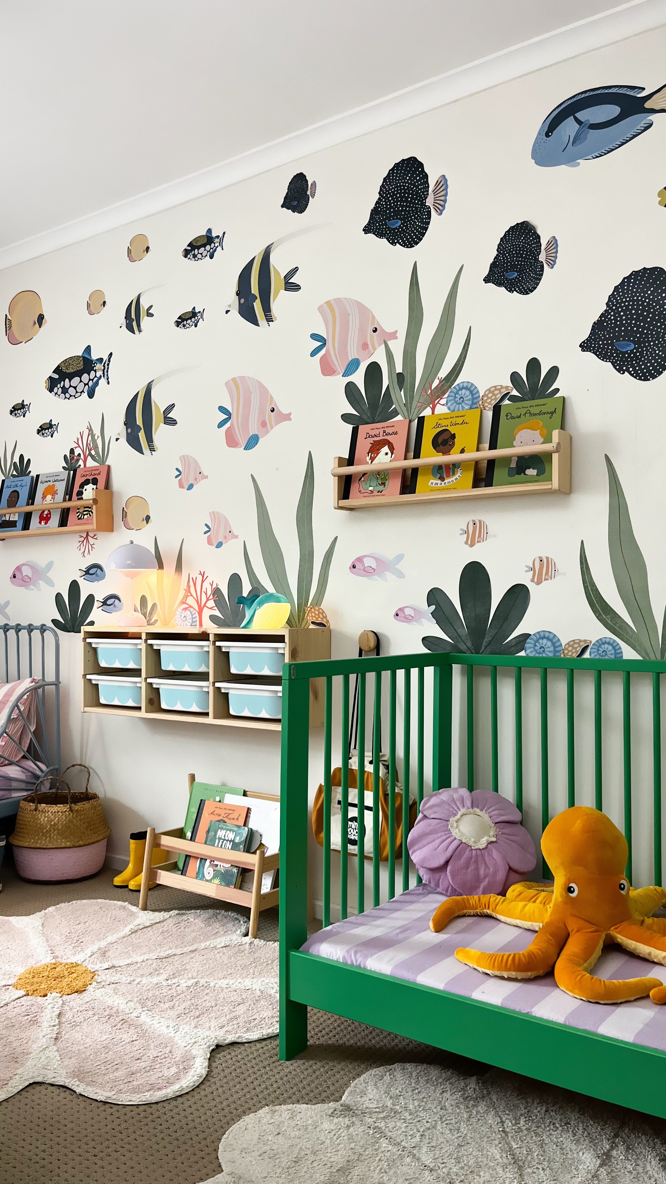 Decals Deep Sea Exotic Fish.