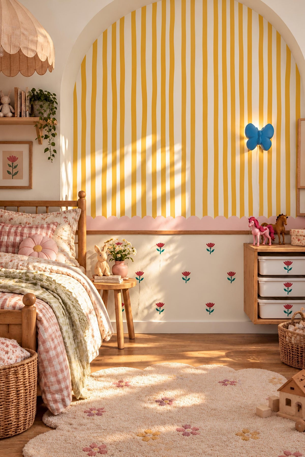 Decals - Hand Painted Stripes - Golden Honey