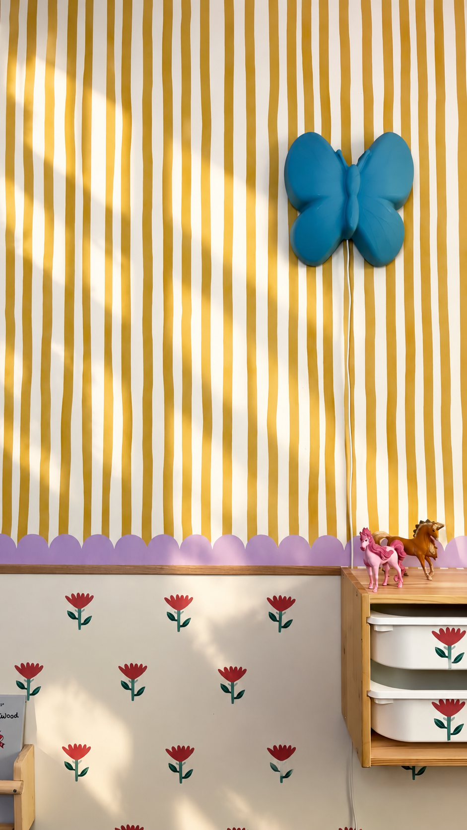 Decals - Hand Painted Stripes - Golden Honey