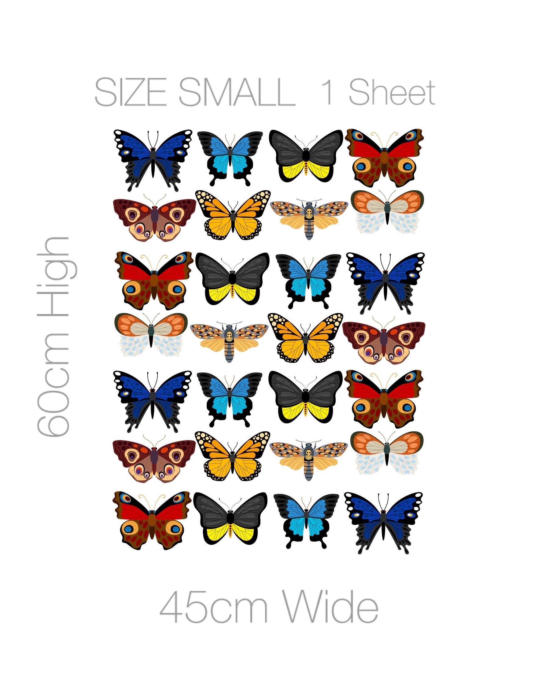 Decal Mini - Bright Butterfly