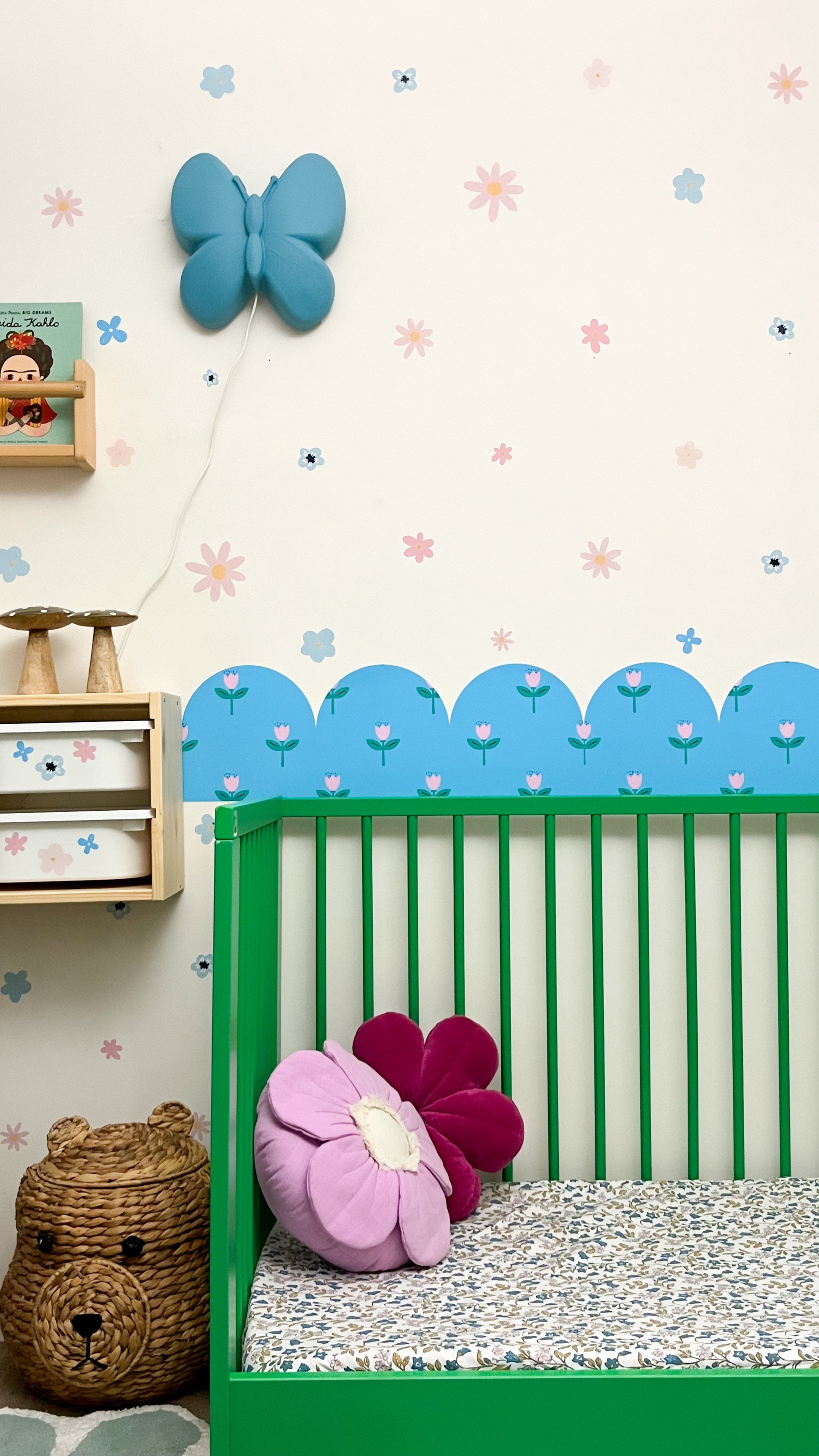 Decals Hello Pretty! Patterned Scalloped Border Decals