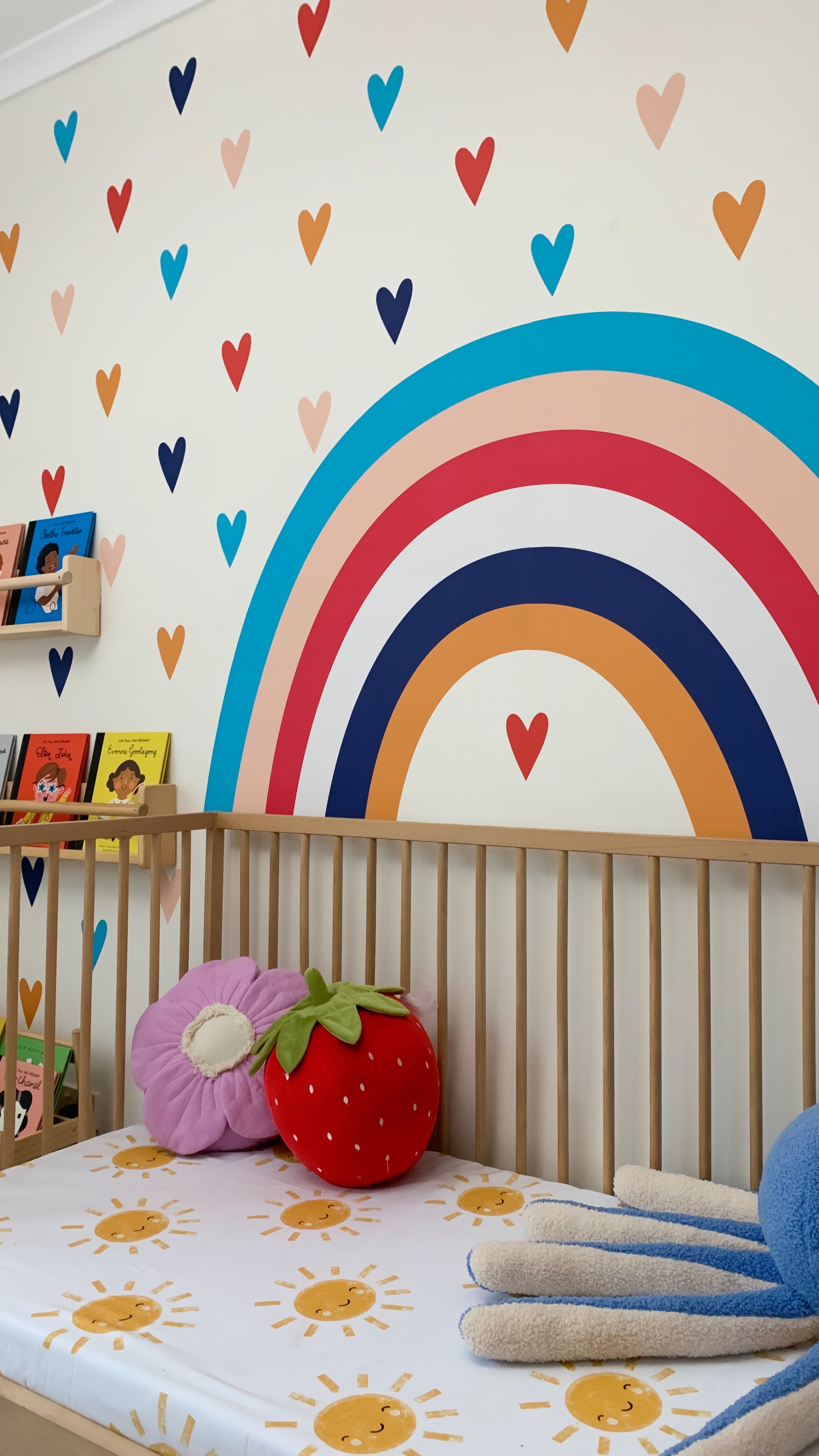 Decal Rainbow Heart