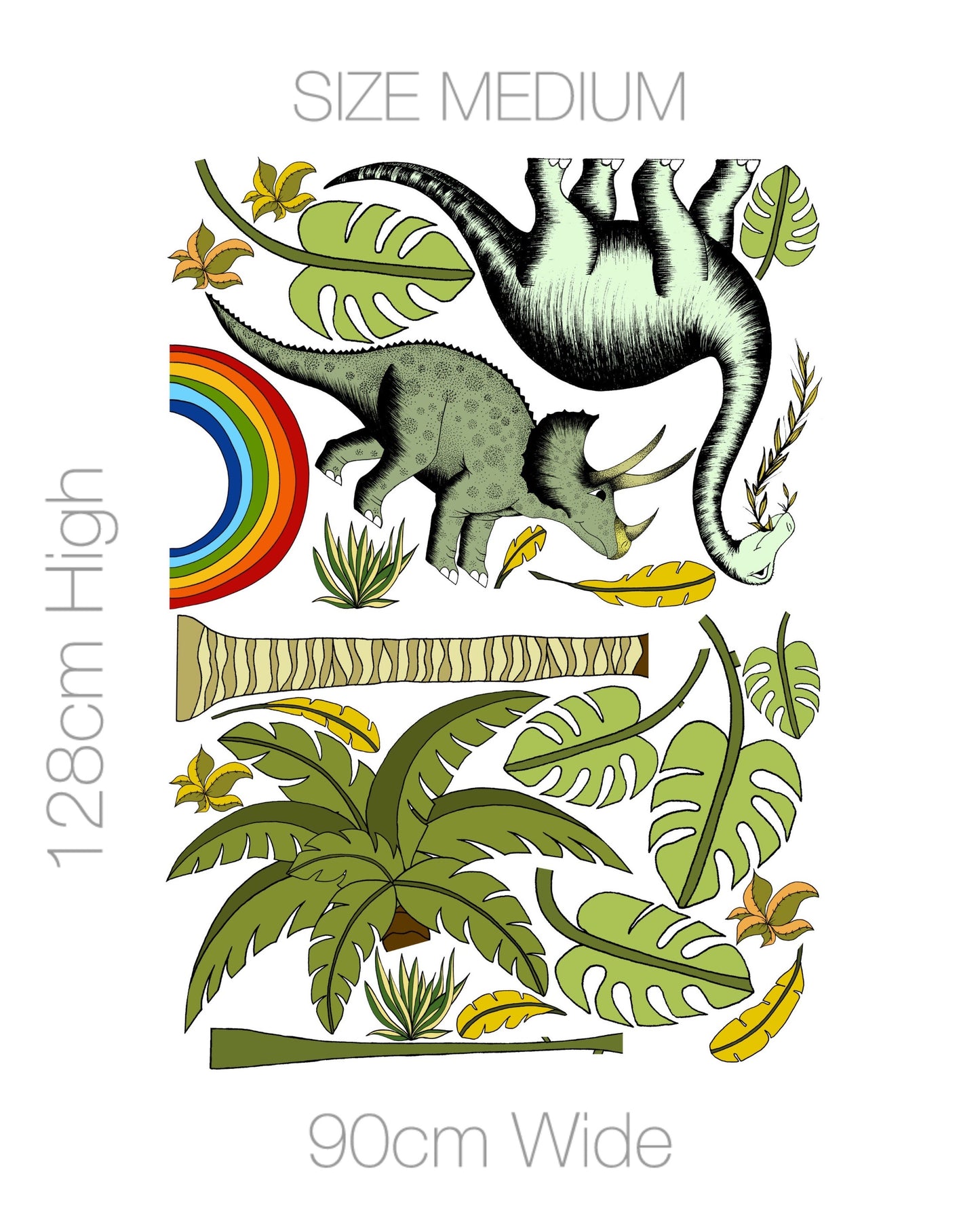 Decal Jungle Dino & Palm Selection Pack