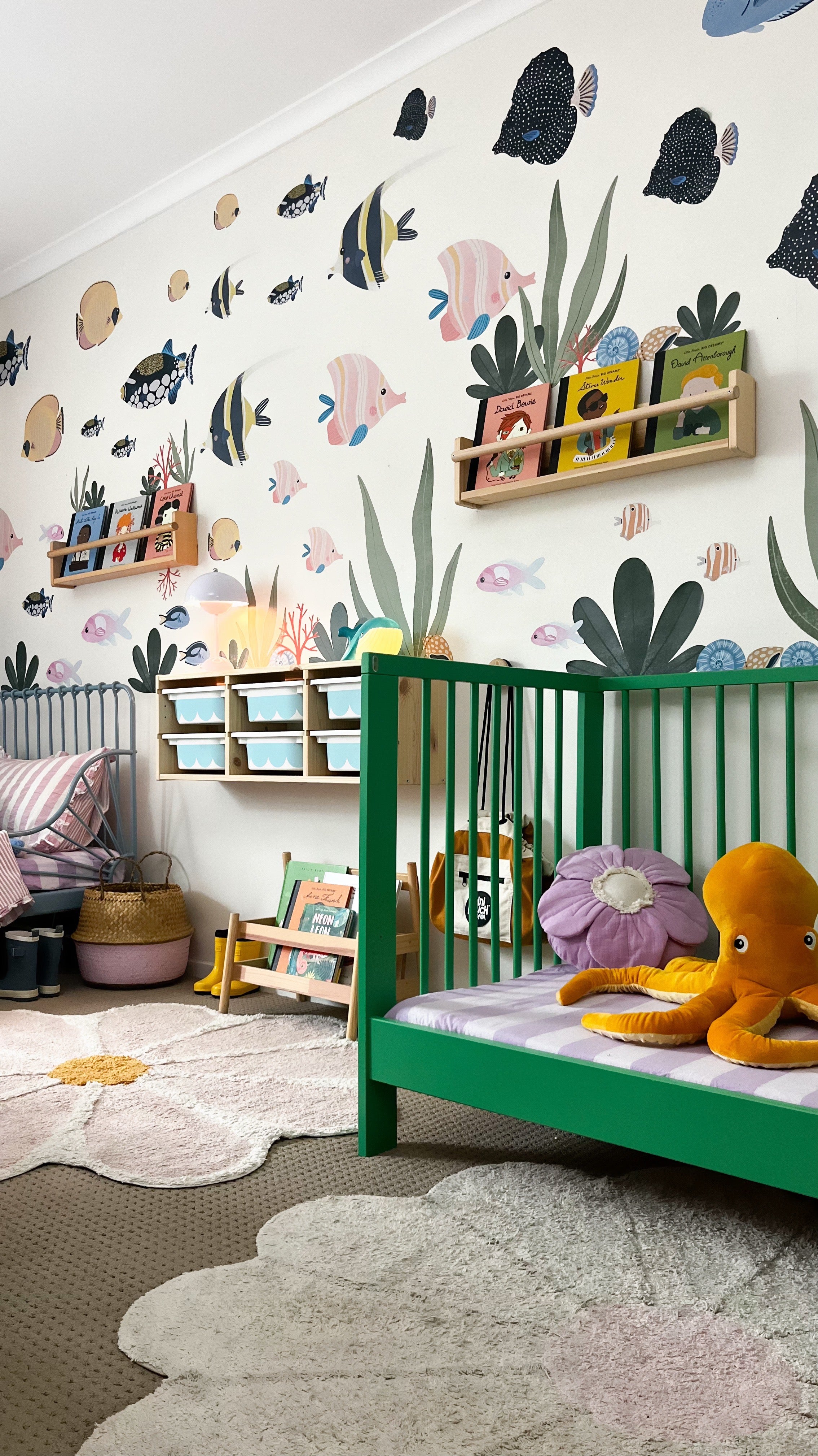 Decals Deep Sea Exotic Fish.