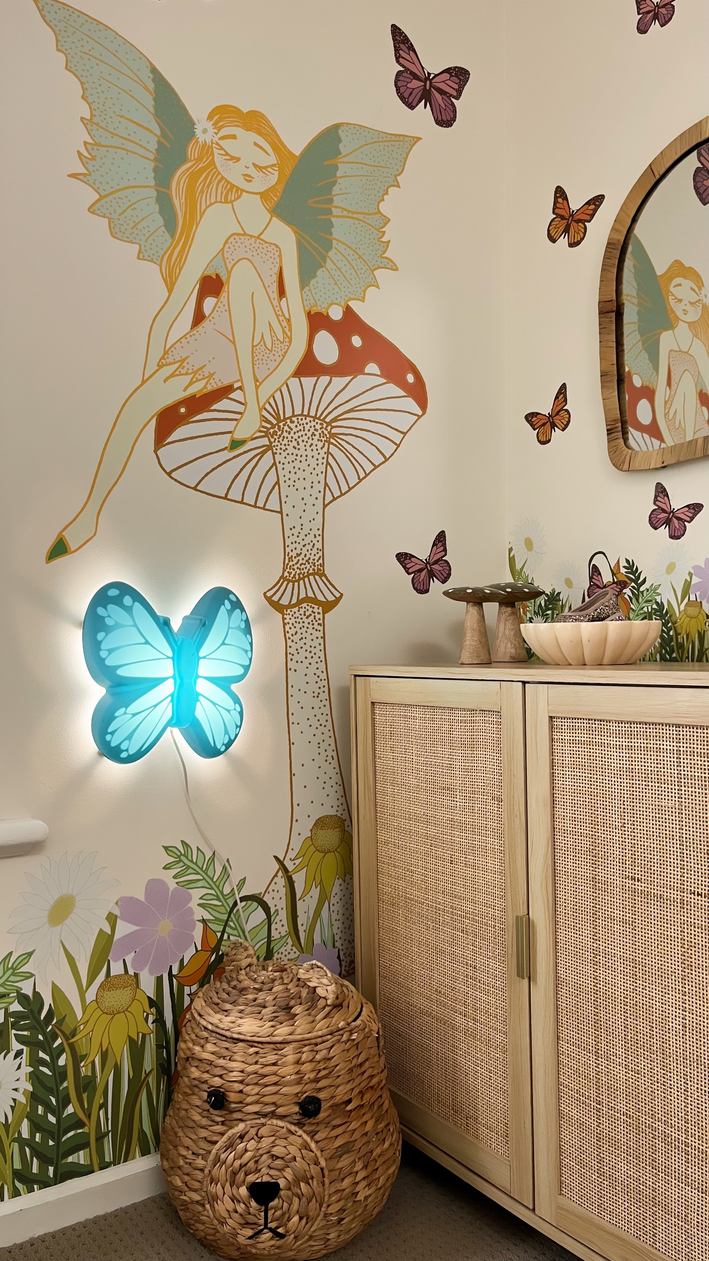 Decals Enchanted Garden Bedroom Makeover Pack