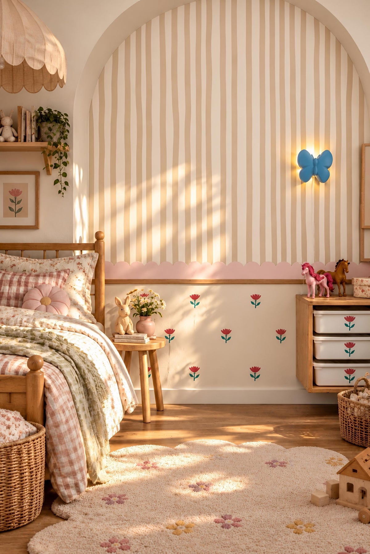 Decals - Hand Painted Stripes - Oat Milk
