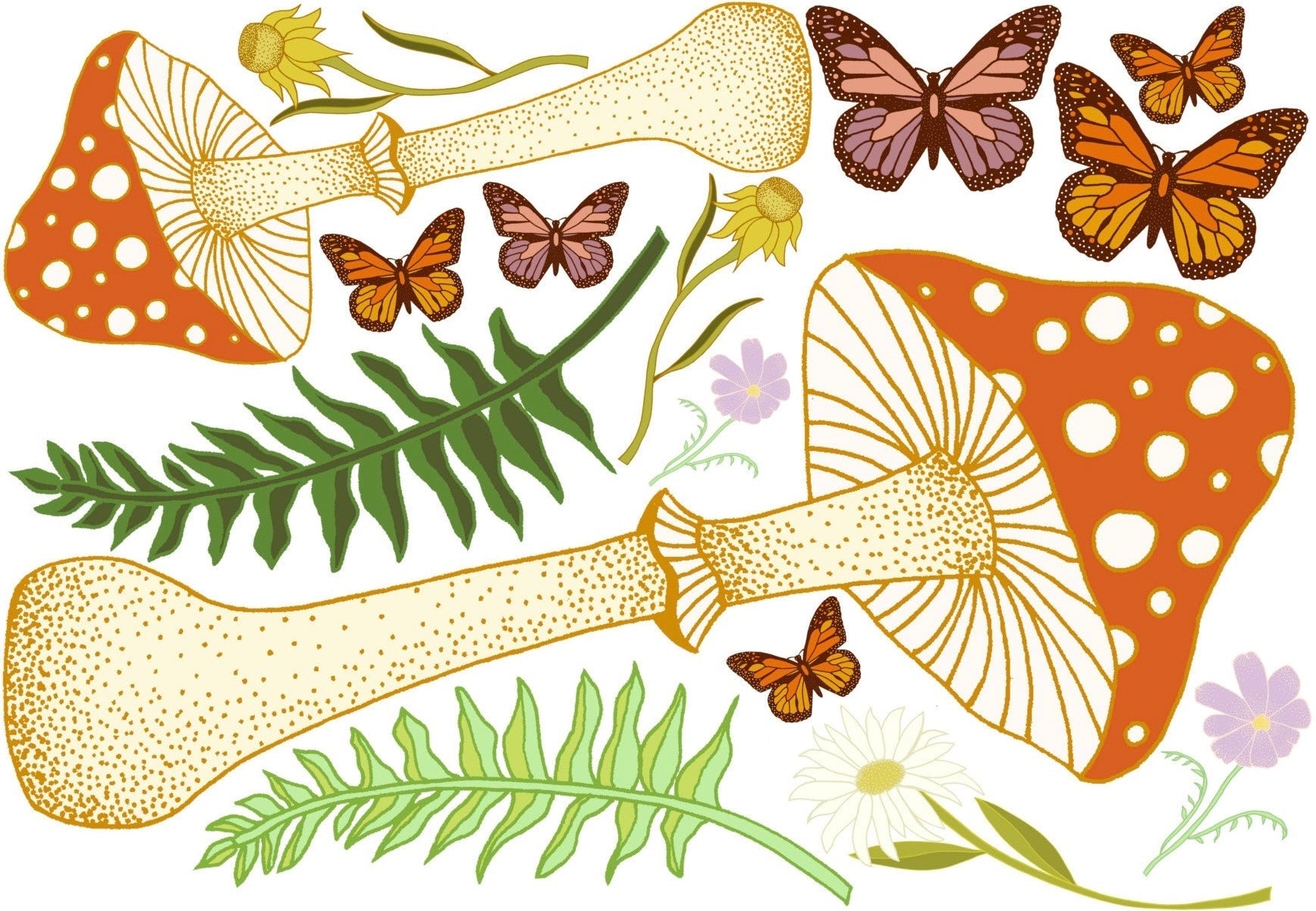 Decals Enchanted Garden Bedroom Makeover Pack