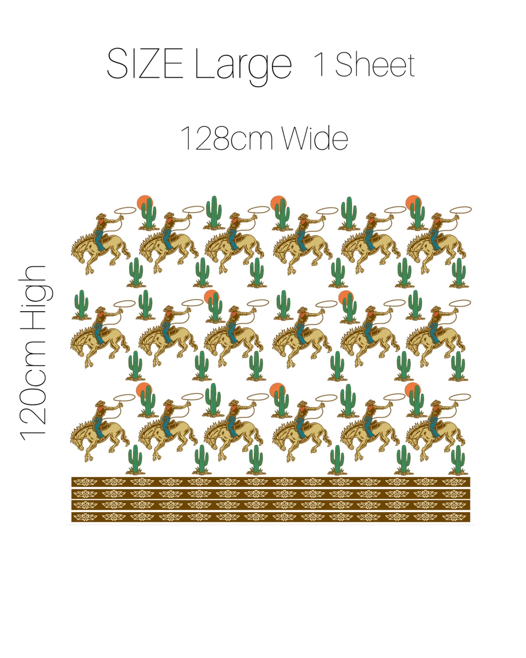 Decals - Western Collection Mini Cowboy