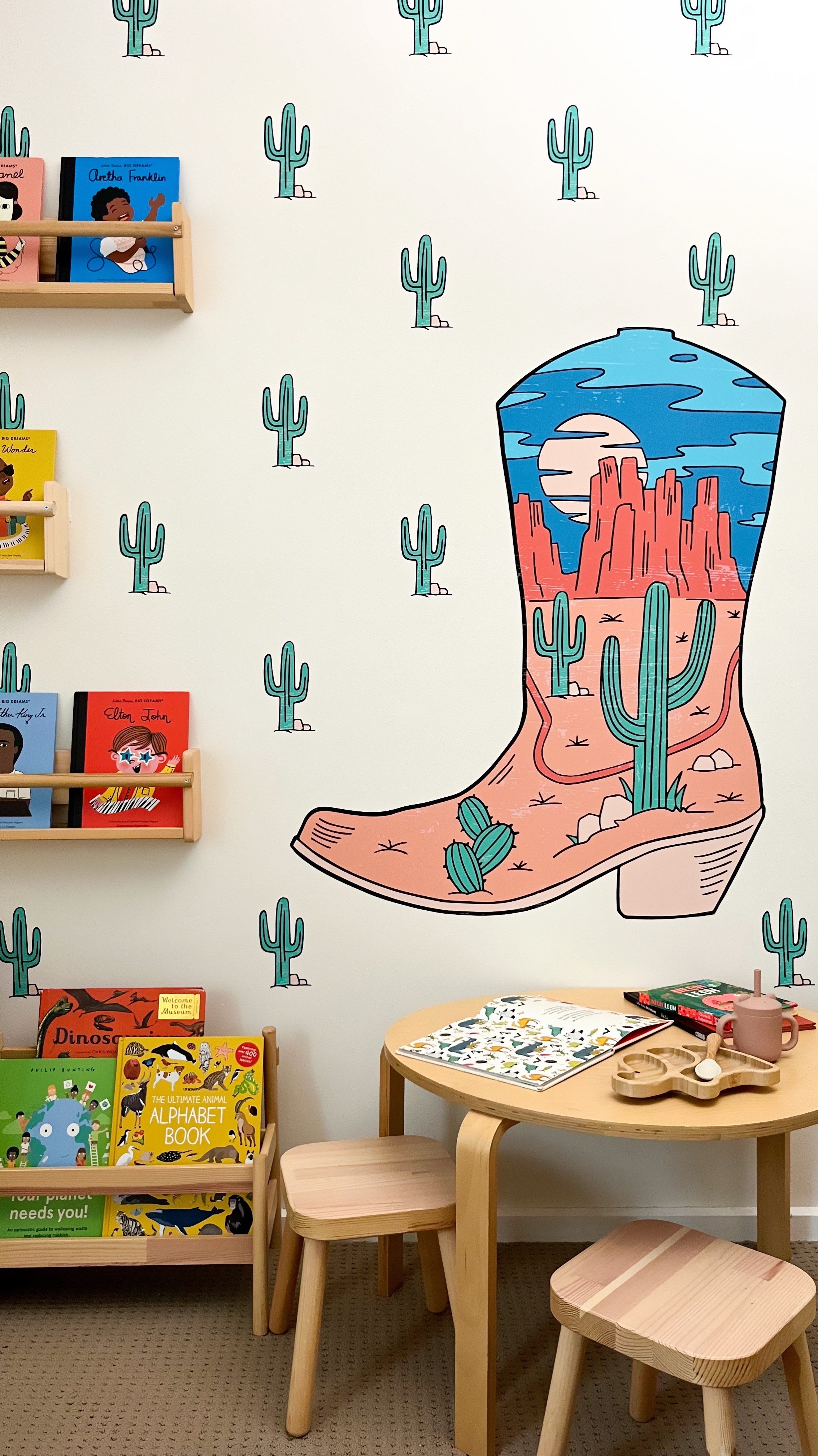 Decals - Western Collection Super Sized Cowboy Boot