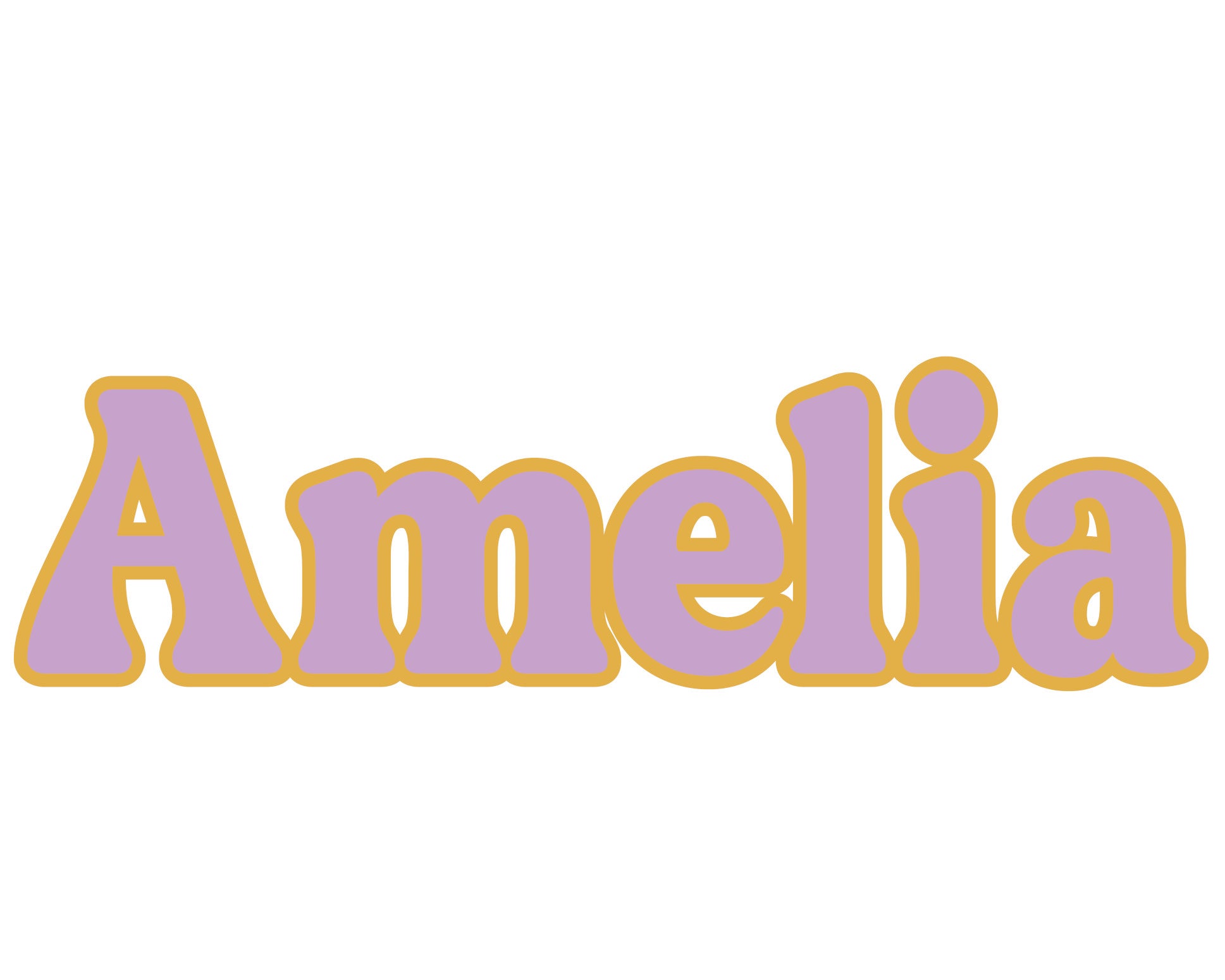 Decals Personalised Name