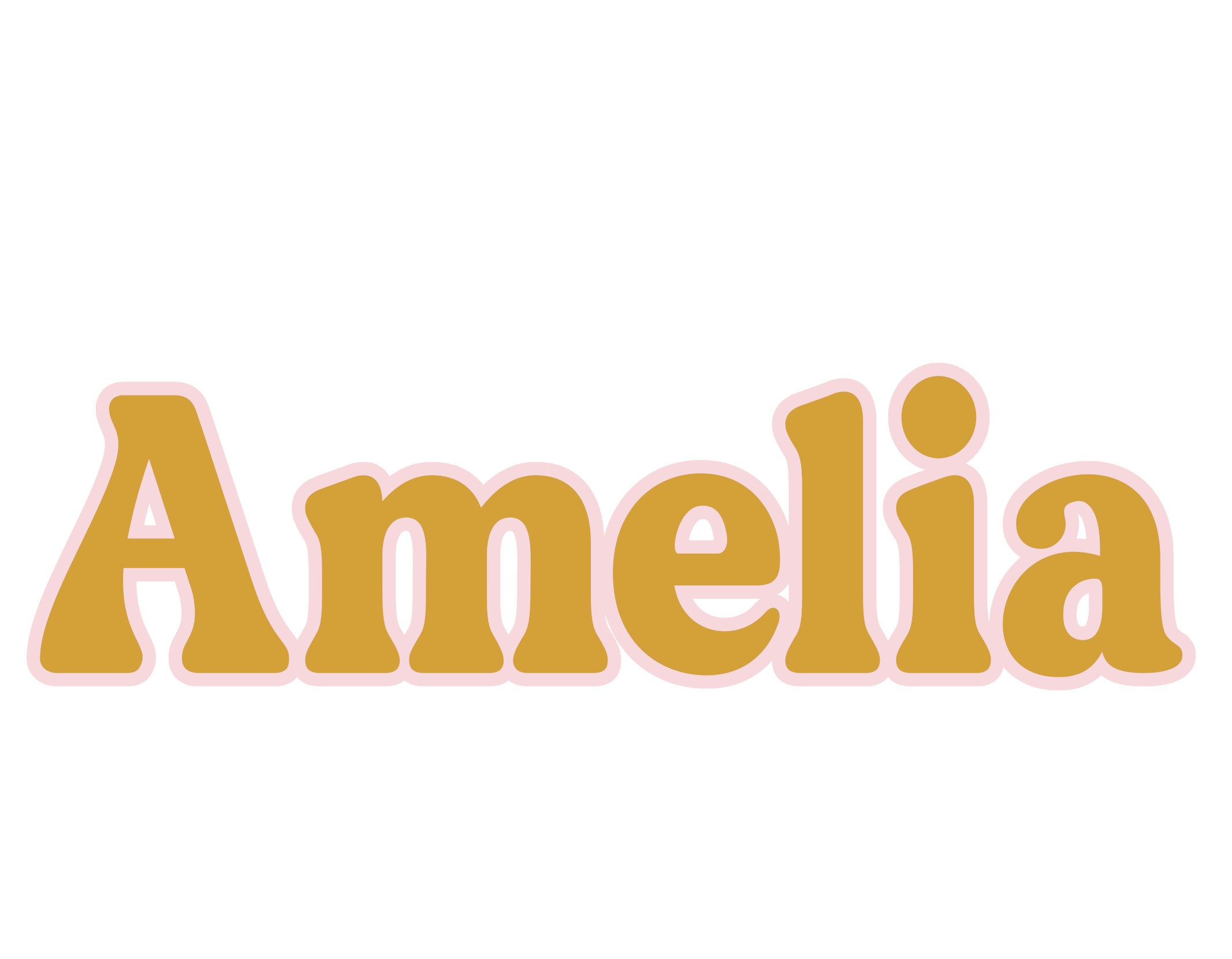 Decals Personalised Name