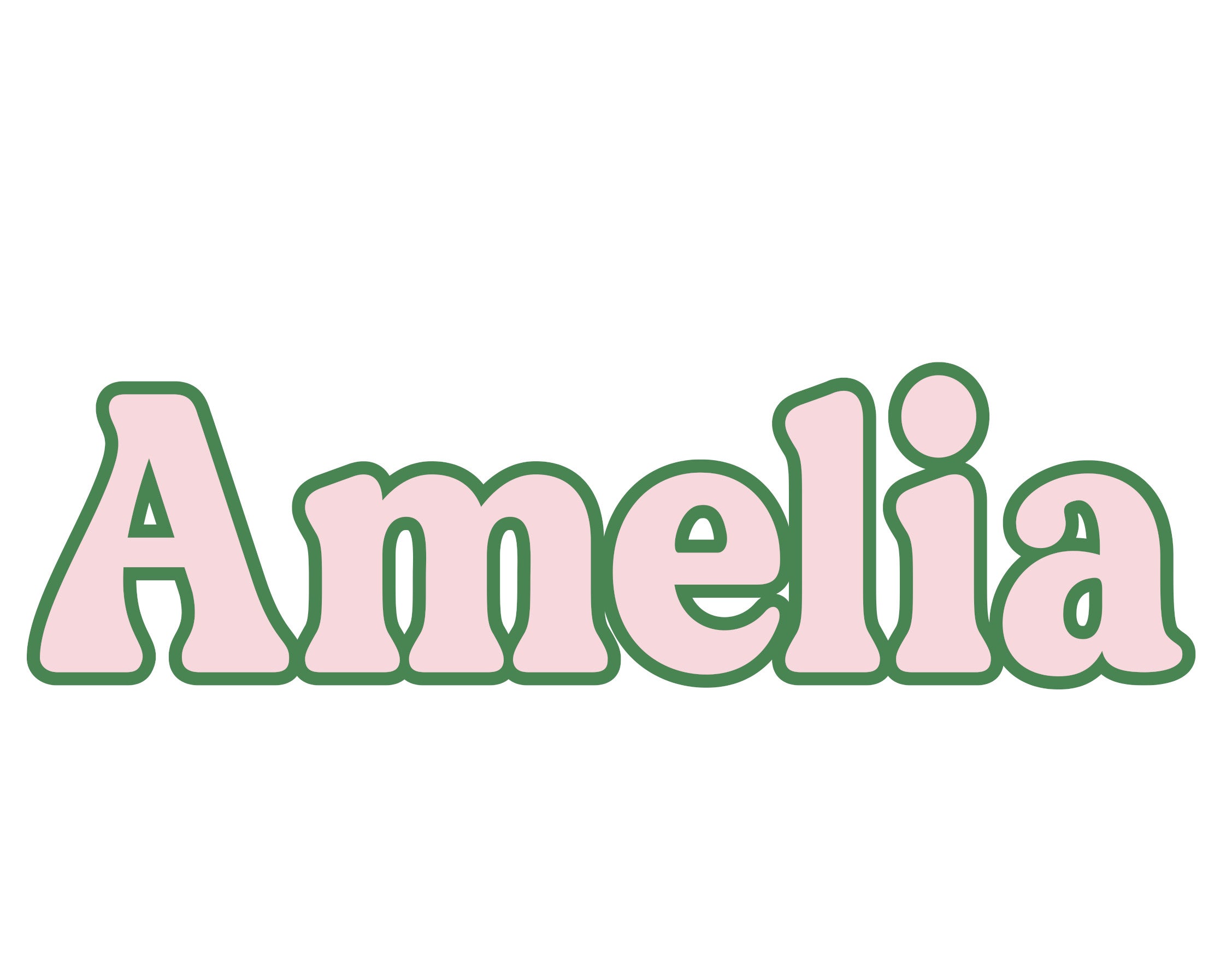 Decals Personalised Name