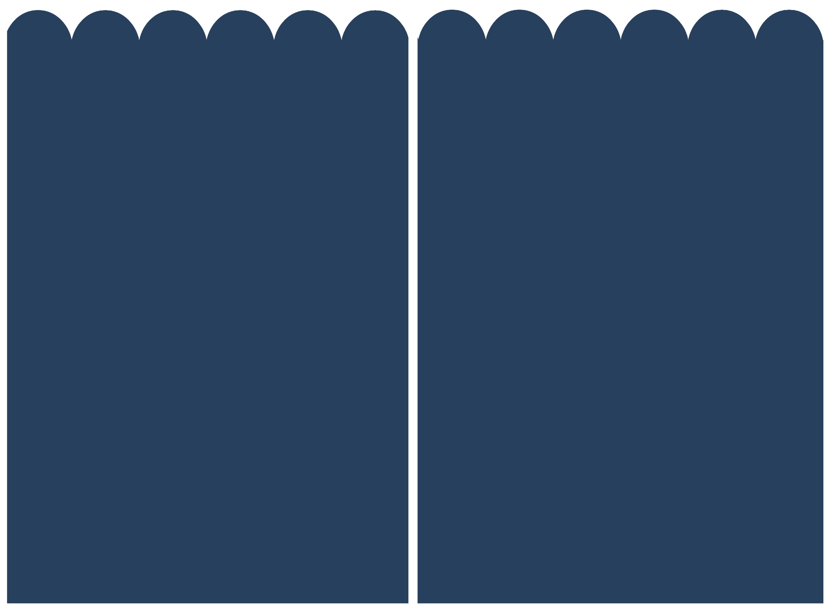 Decals Scalloped Wall Panel - All Colours