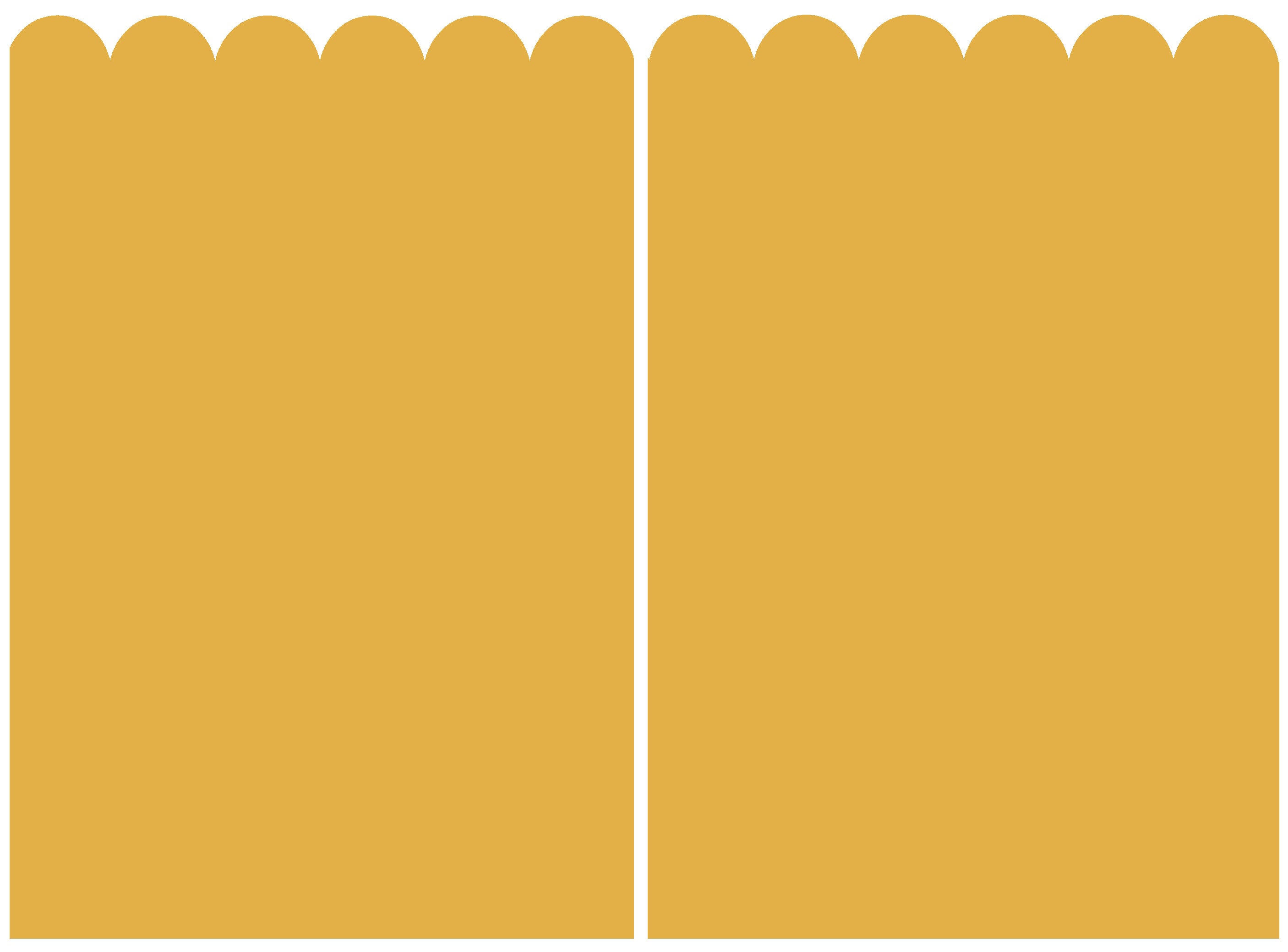 Decals Scalloped Wall Panel - All Colours