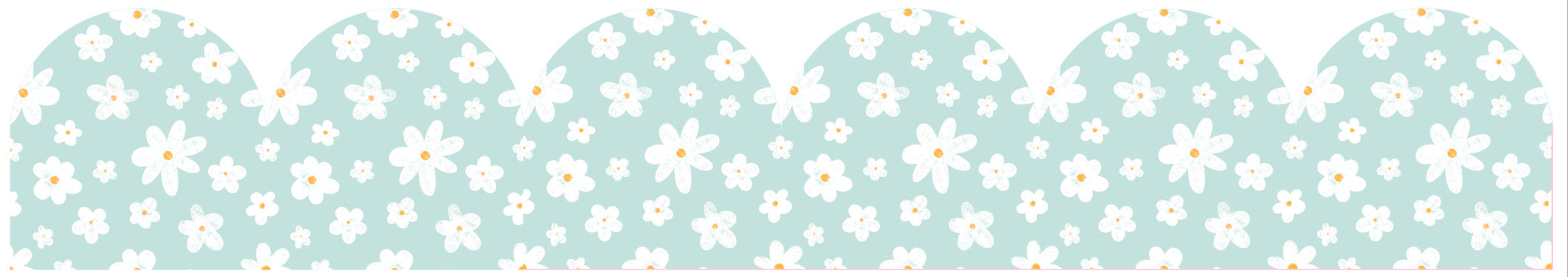 Decals Hello Pretty! Patterned Scalloped Border Decals