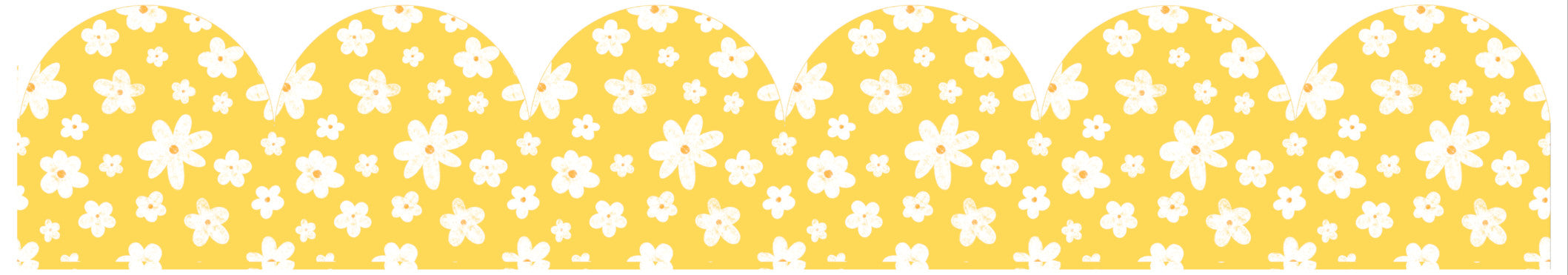 Decals Hello Pretty! Patterned Scalloped Border Decals