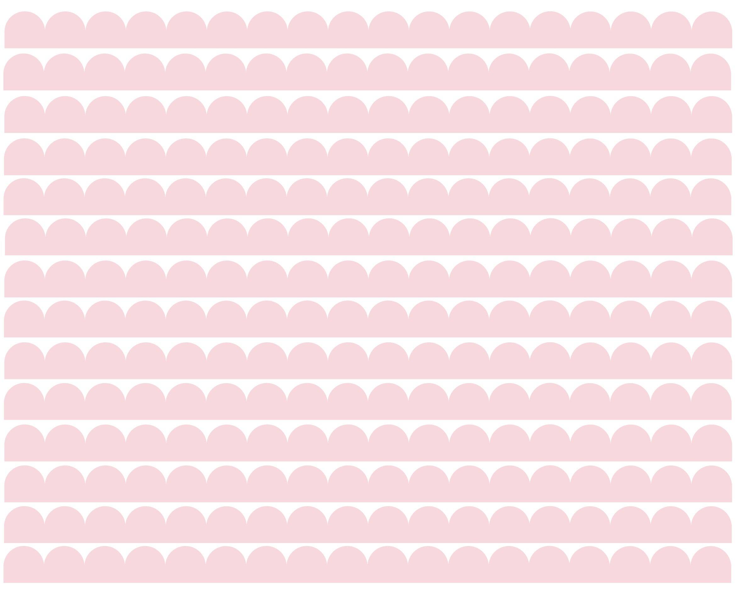 Decals Scalloped Border - All Colours - Single Borders & Bulk Packs