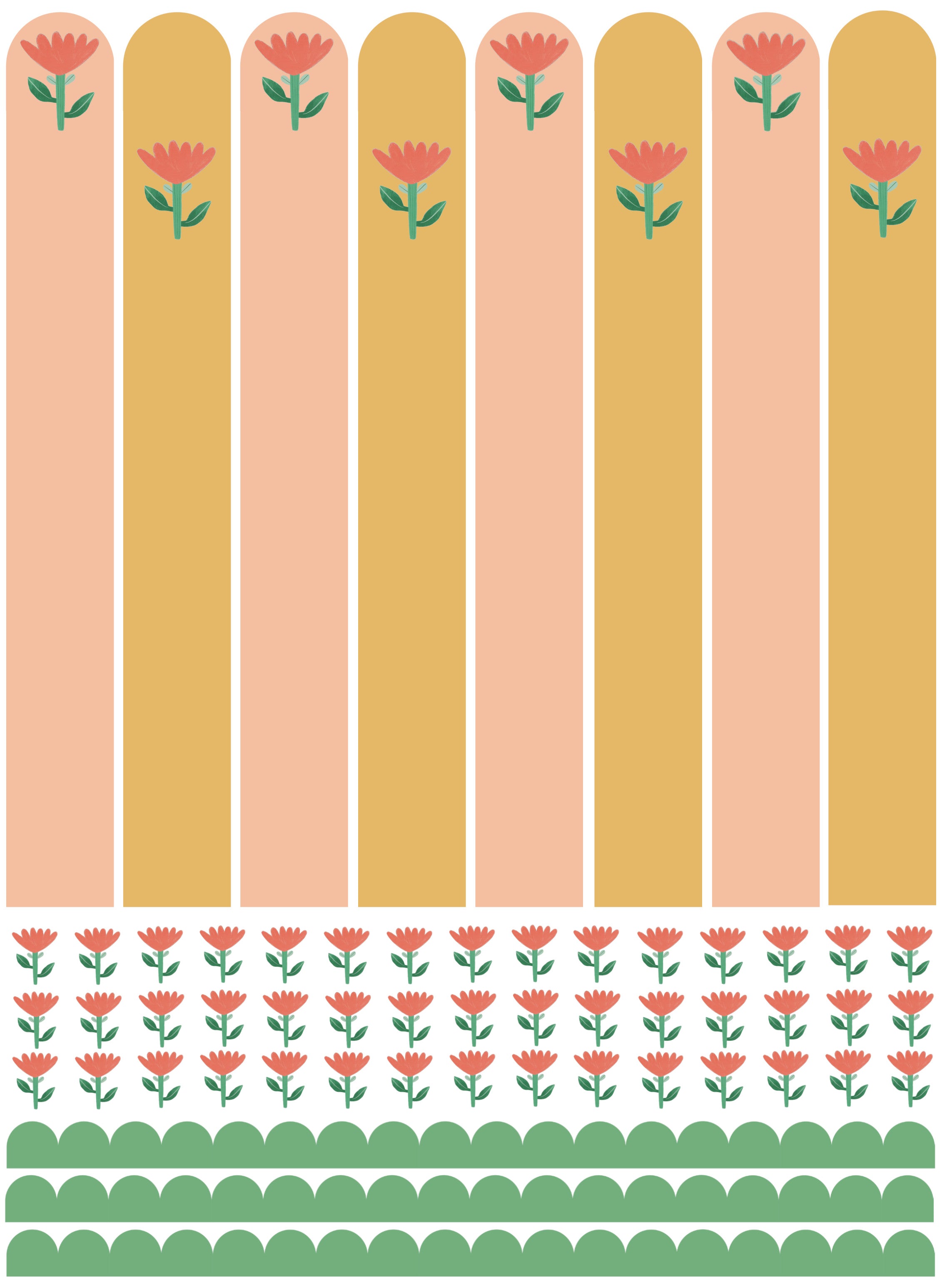 Decals Tiptoe Through The Tulips - Bulk Pack