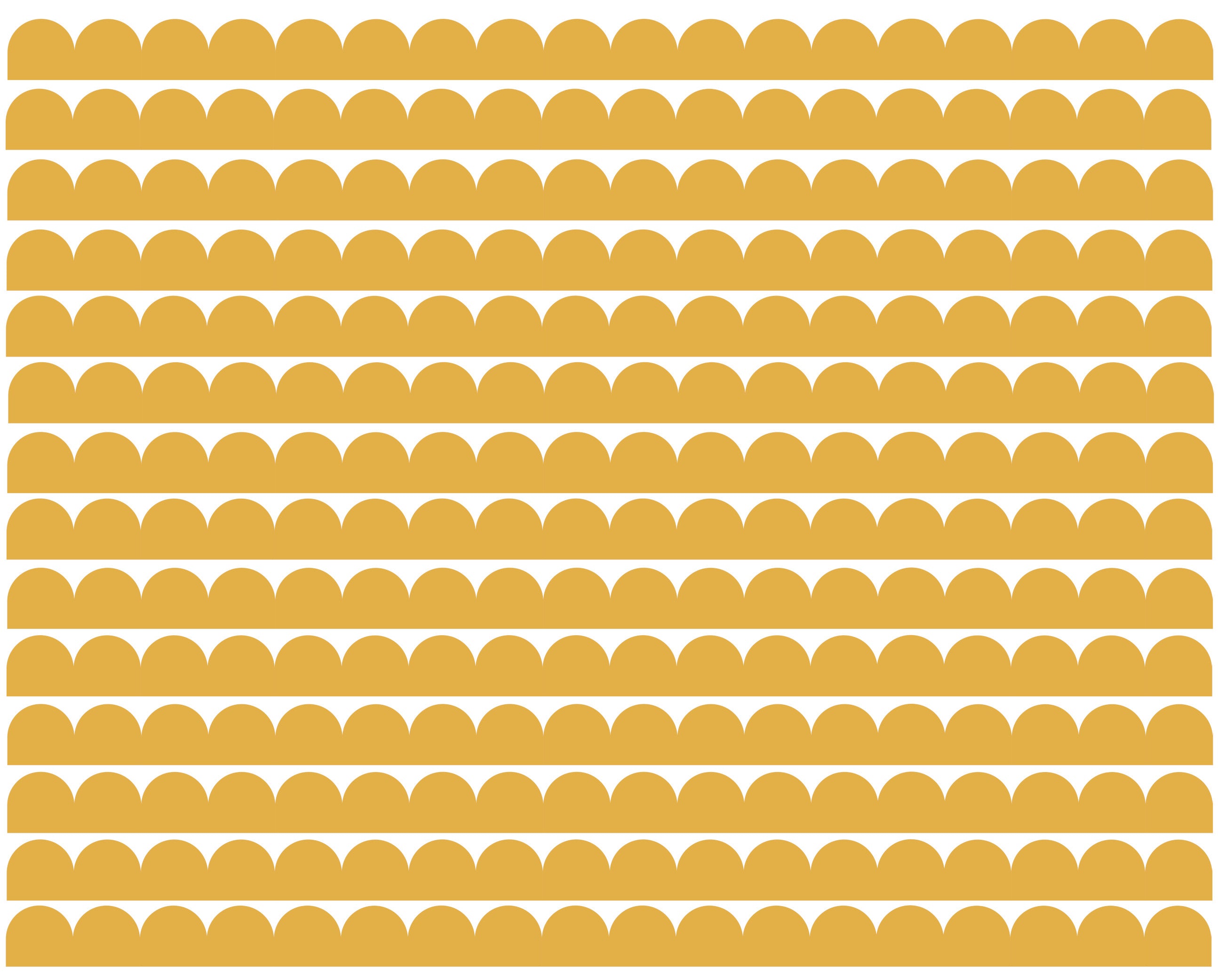 Decals Scalloped Border - All Colours - Single Borders & Bulk Packs