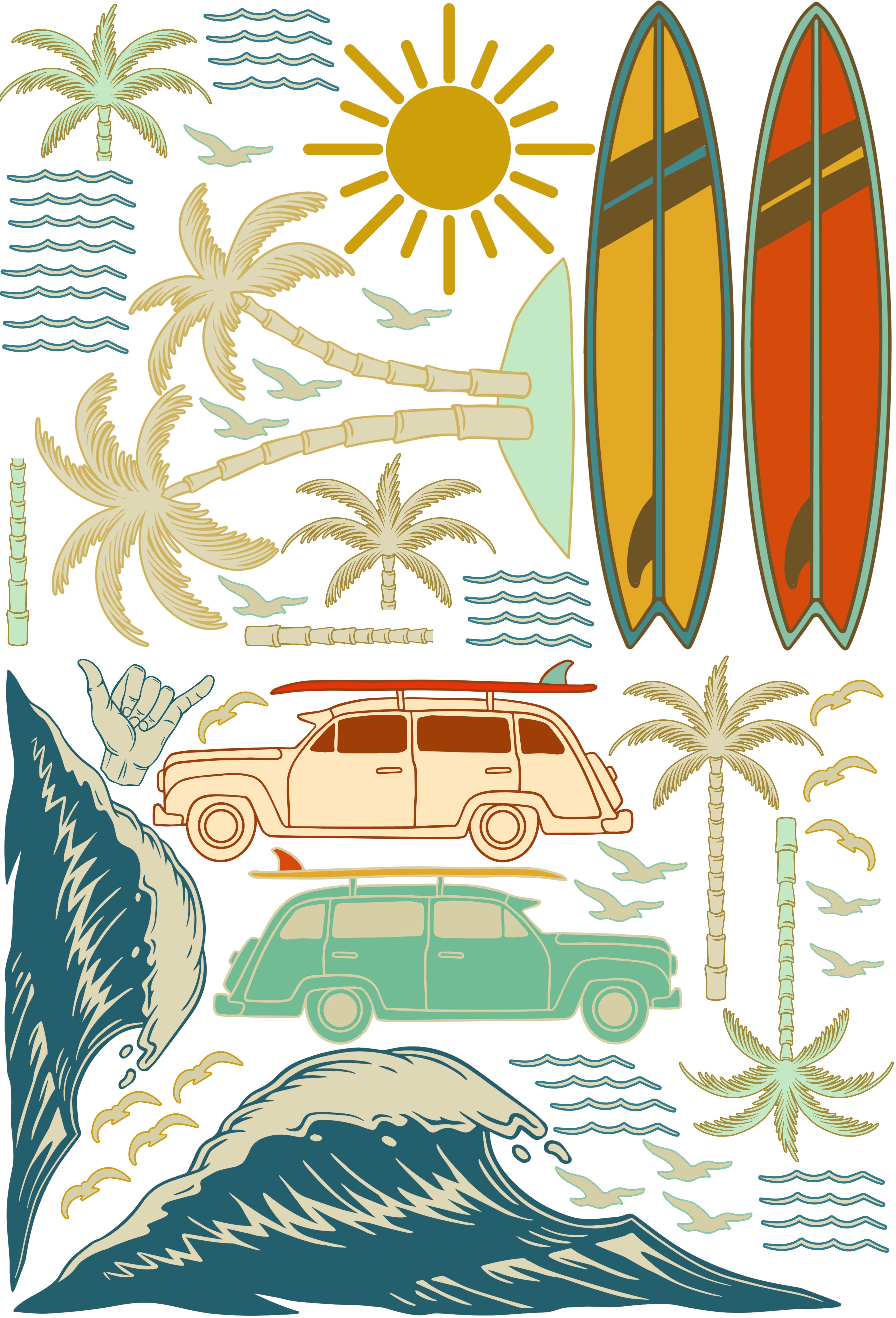 Decals SURFS UP