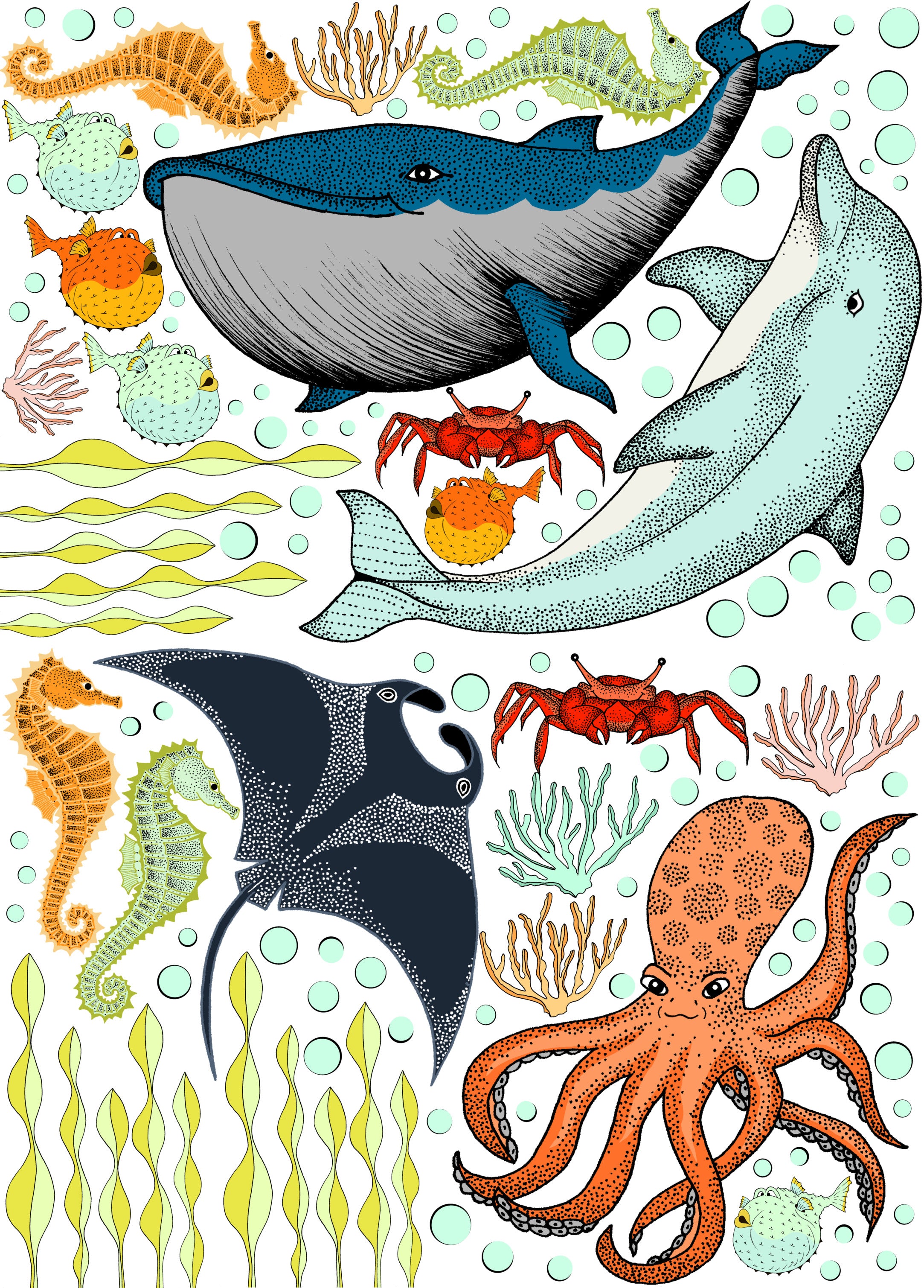 Under The Sea Decals