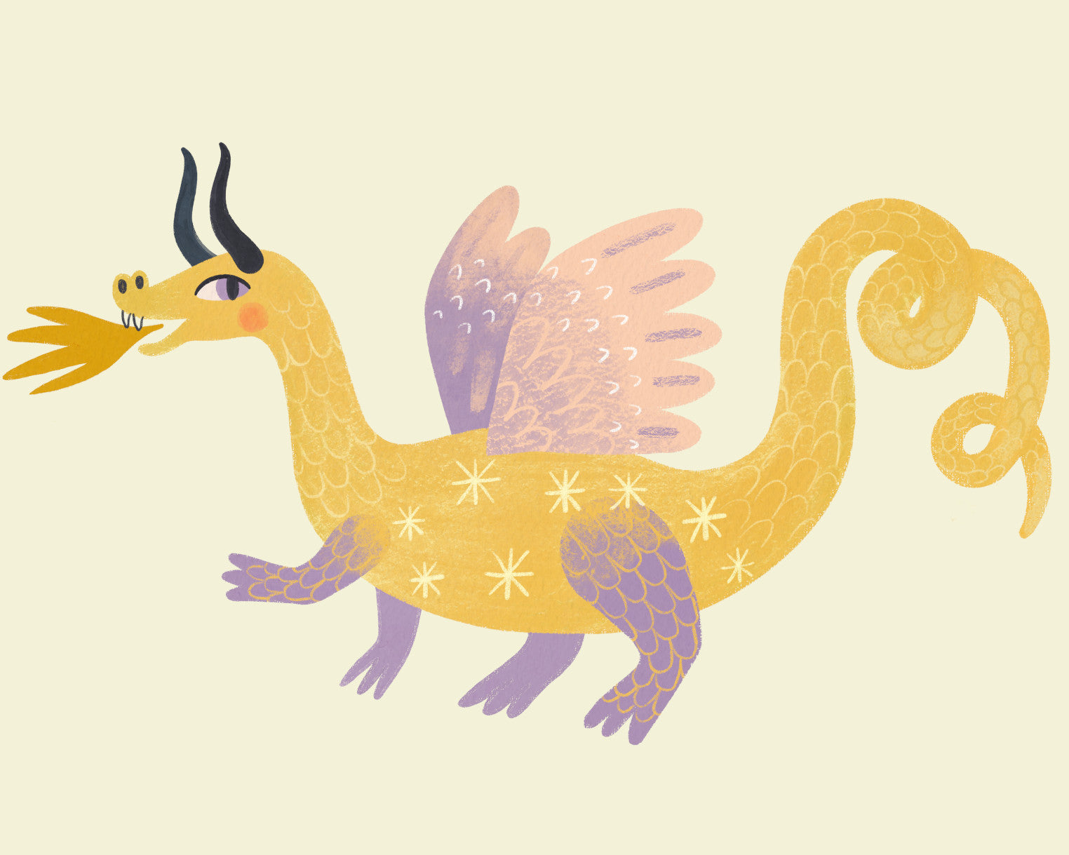 Print - Mystical Dragon Doryu - A4 & A3