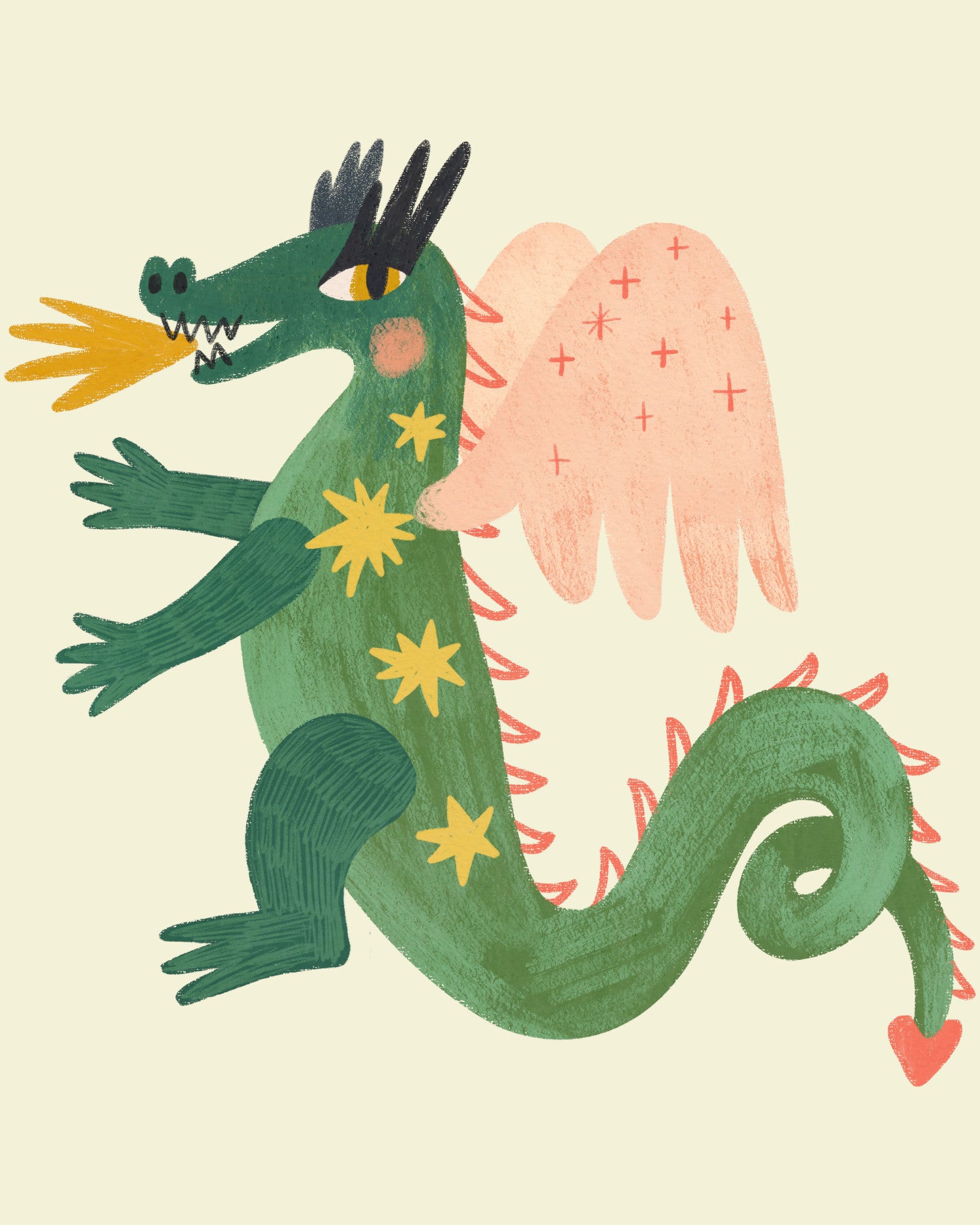Print - Mystical Dragon Drake - A4 & A3