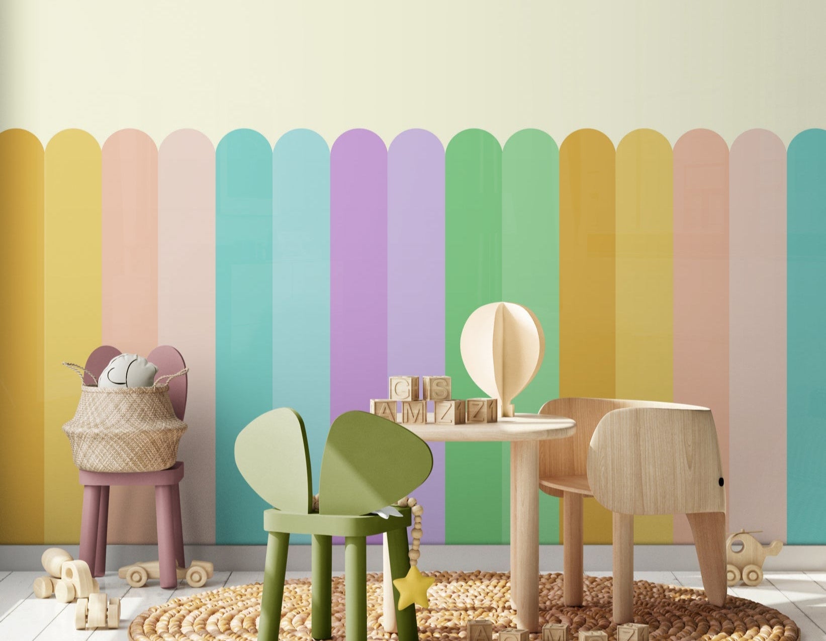 Decals Scalloped Lollipop Panels Bulk Pack