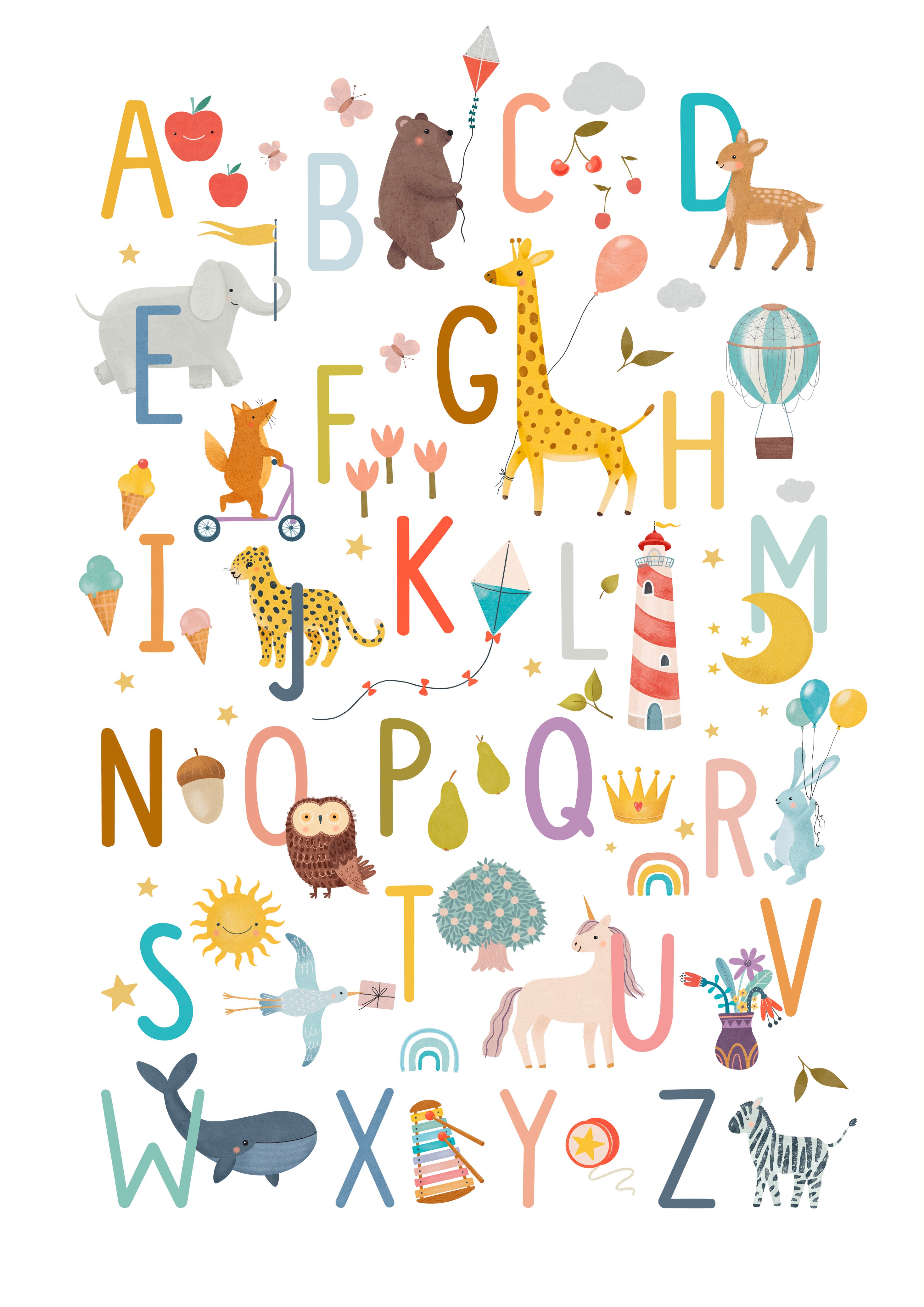 Print - ABC Little Adventures - A4 & A3