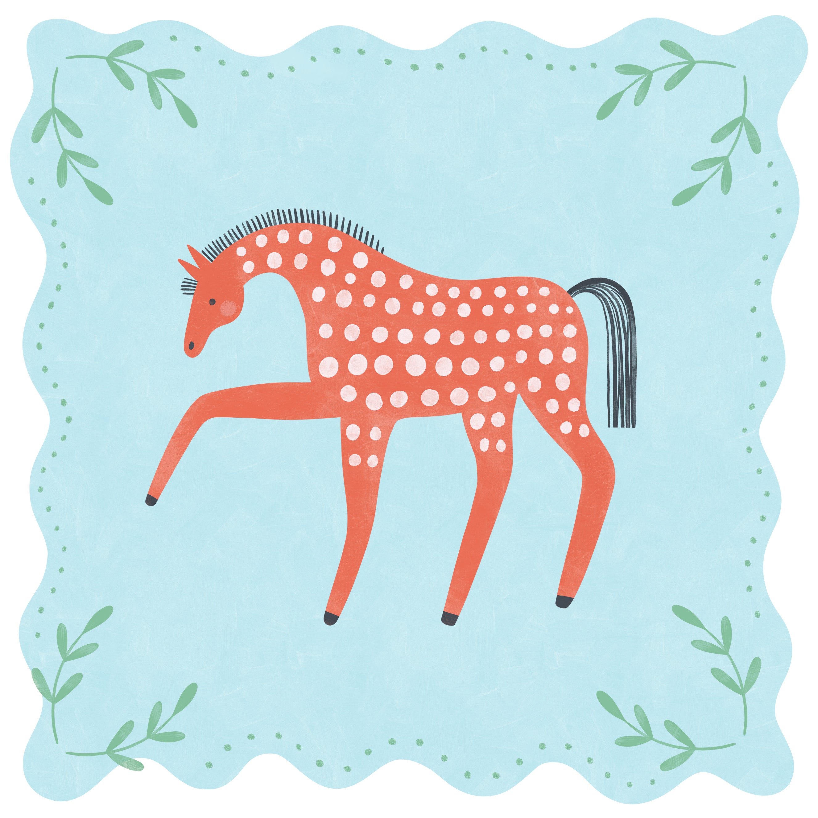 Print - Horse - Square Print
