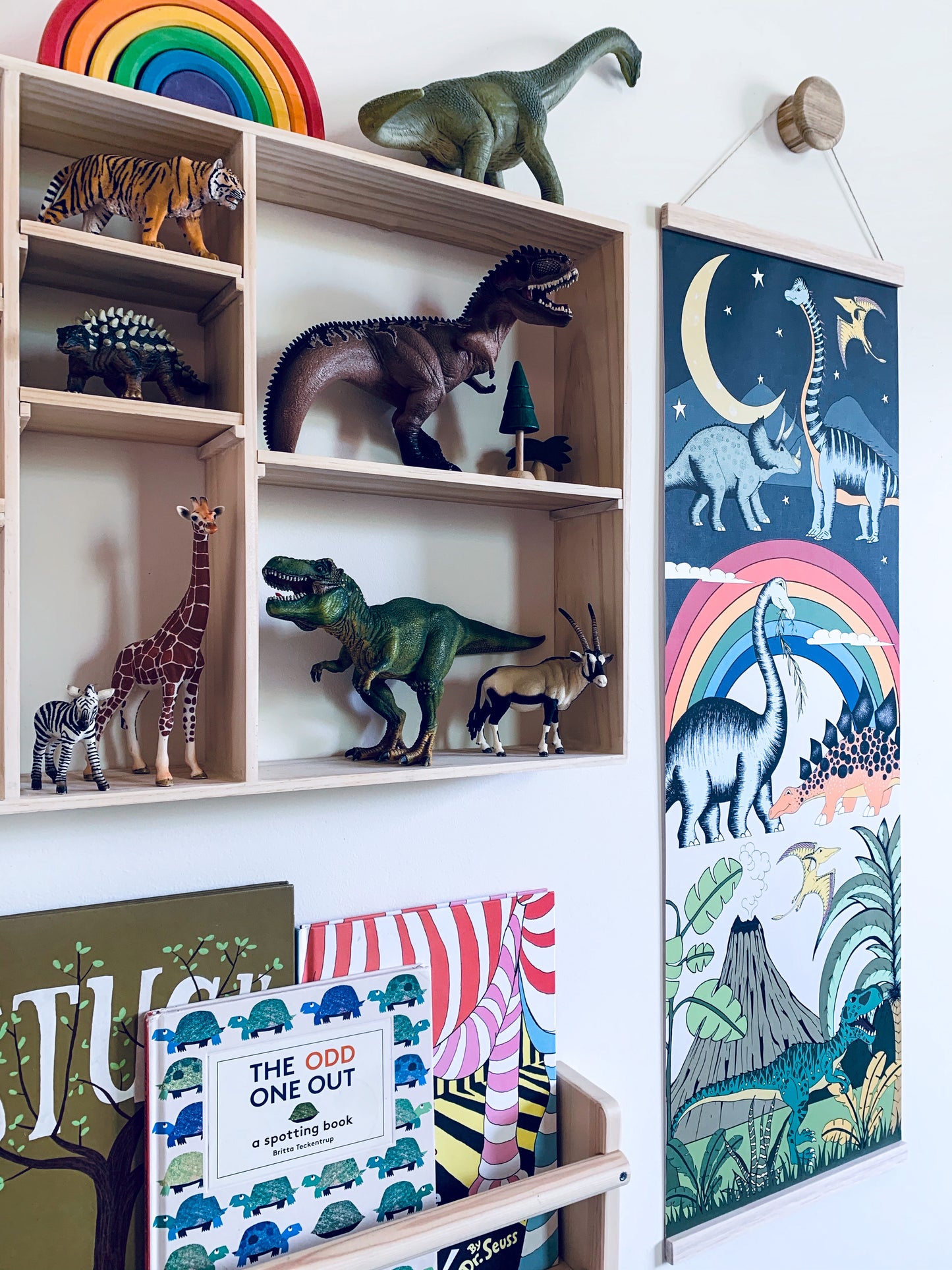 Art Hanger Large - Dino Explore / 92cm x 32cm