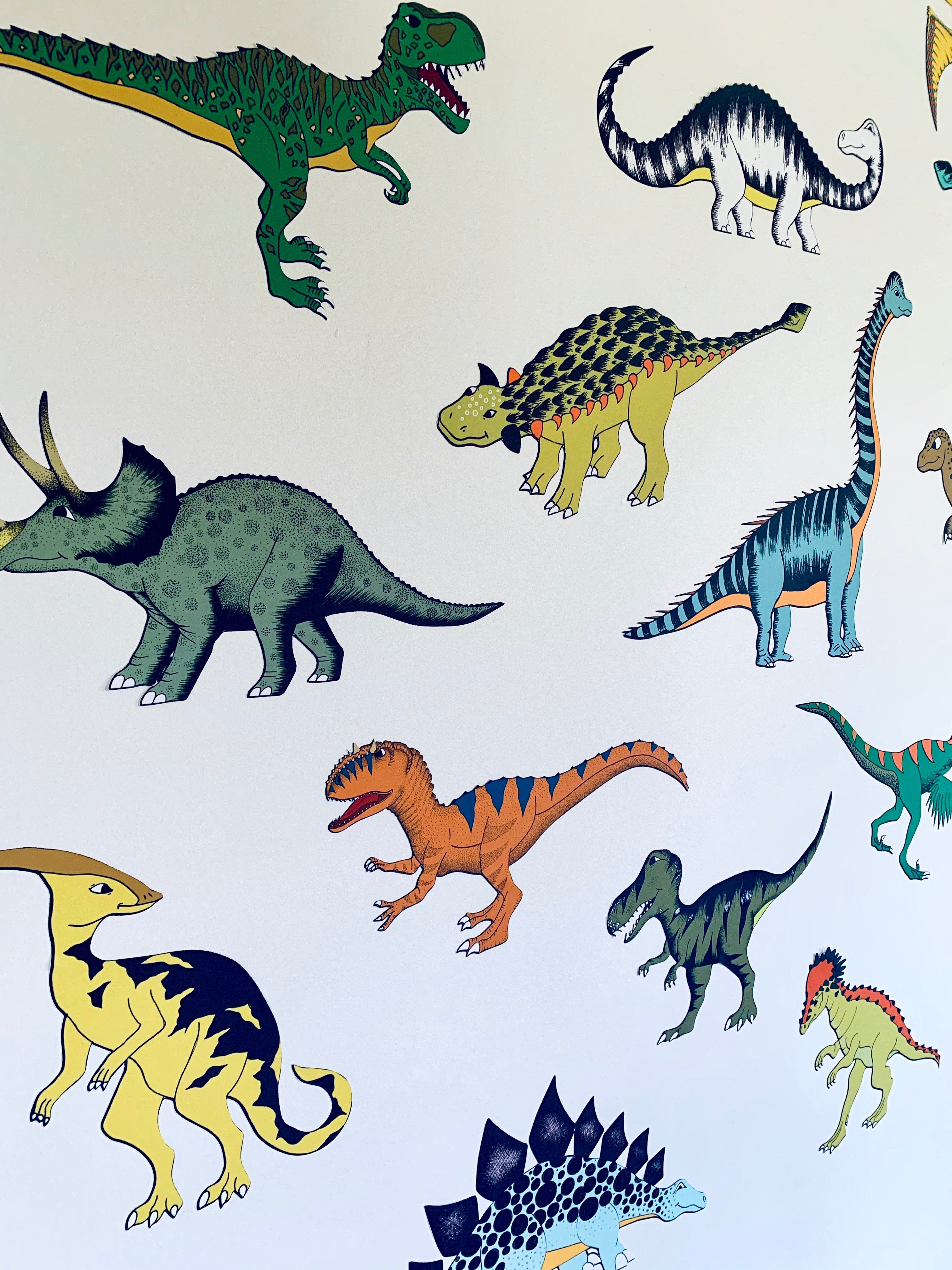 Decals - Dinosaur Mini's - 18 Pack