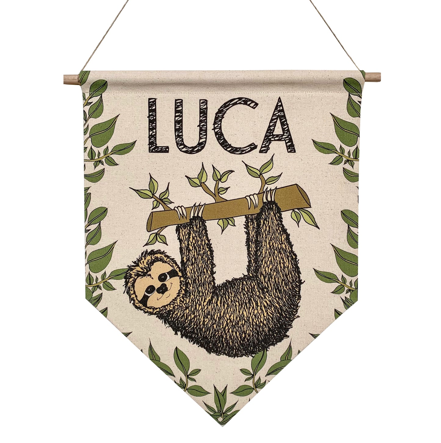 Personalised SAFARI Name Banner - Sloth