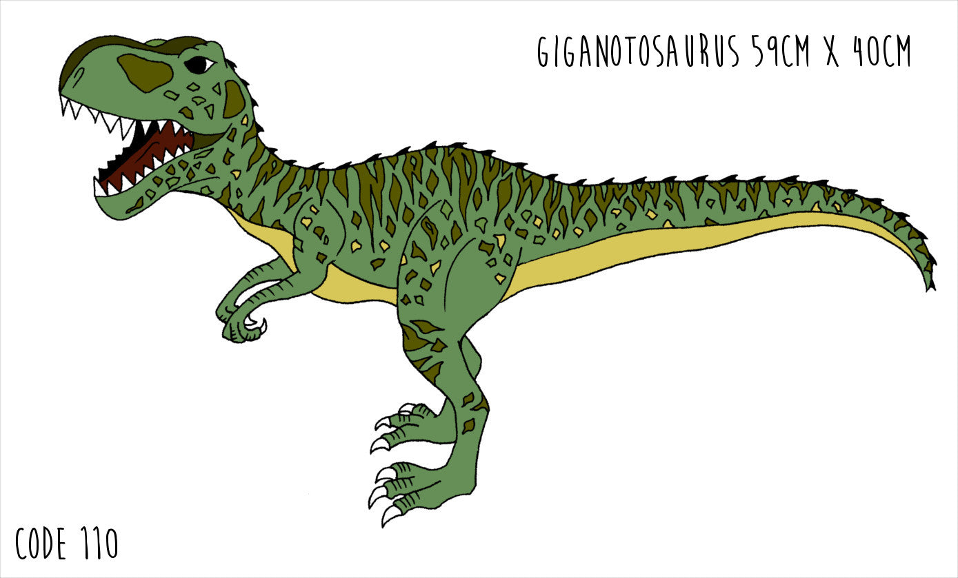 Decals - CUSTOM Dinosaur 4 Pack