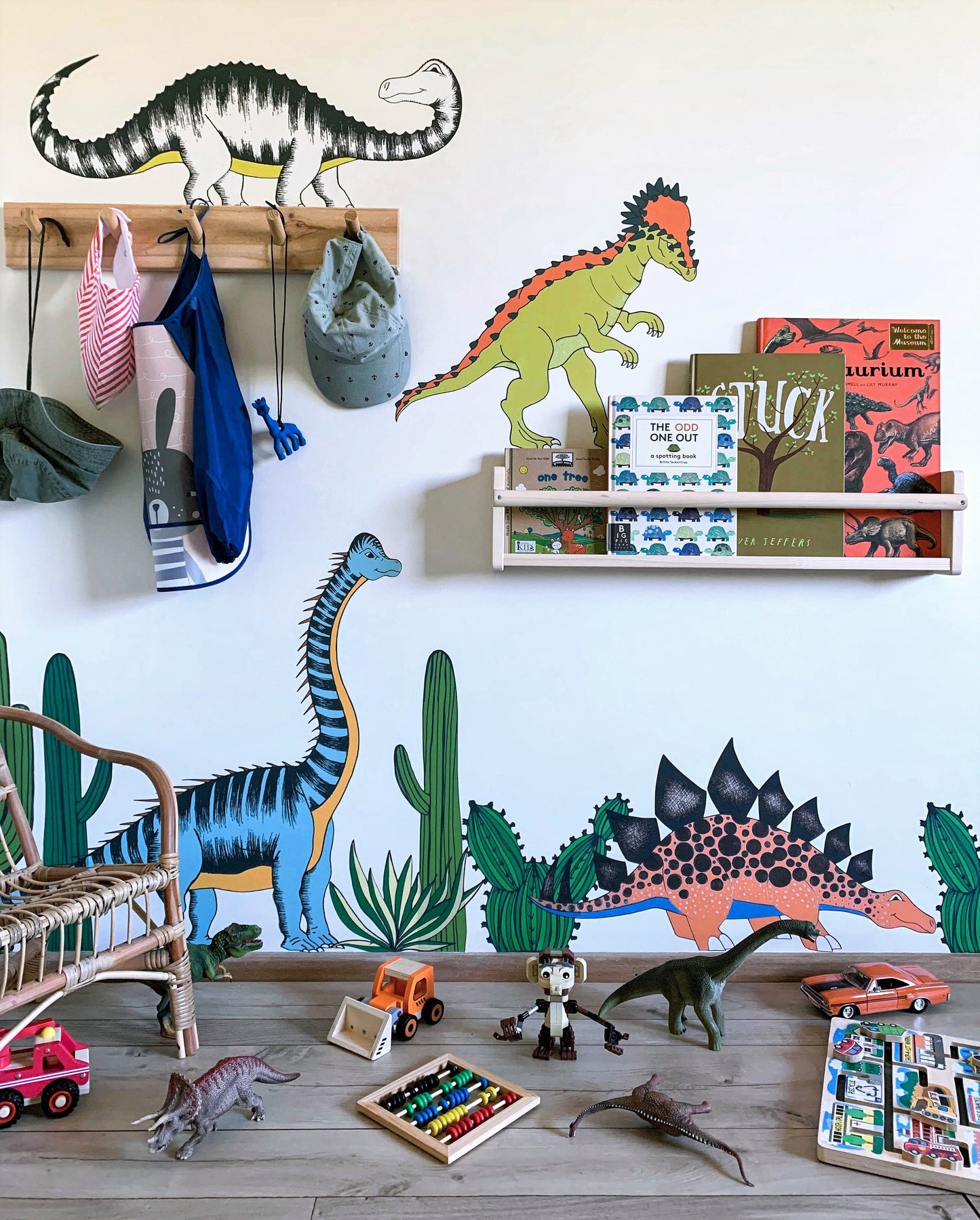 Decals - Dinosaur 4 Pack - Brachiosaurus, Diplodocus, Stegosaurus & Pachycephalosaurus.
