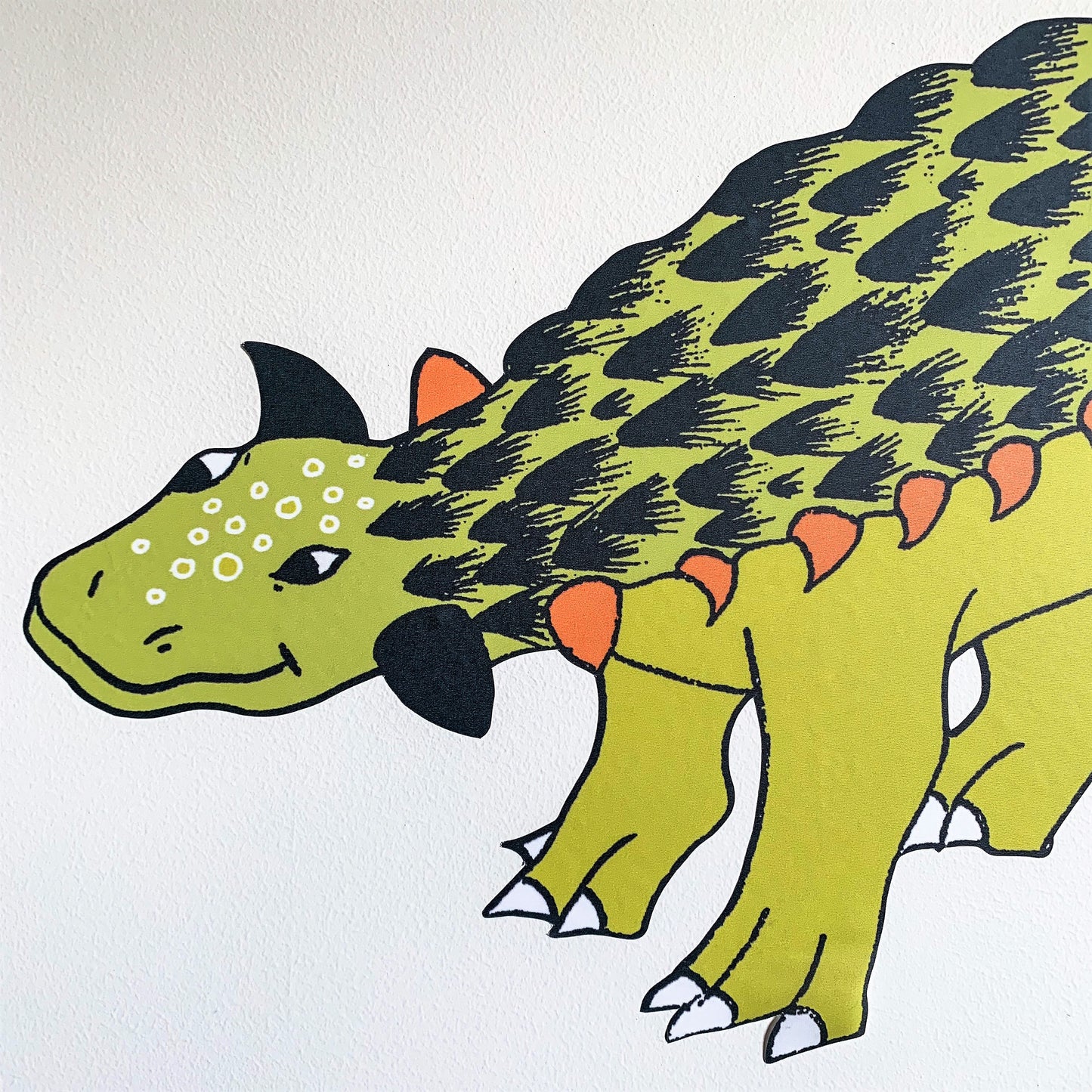 Decals - Dinosaur 4 Pack - Brontosaurus, Ankylosaurus, Stegosaurus & Velociraptor.