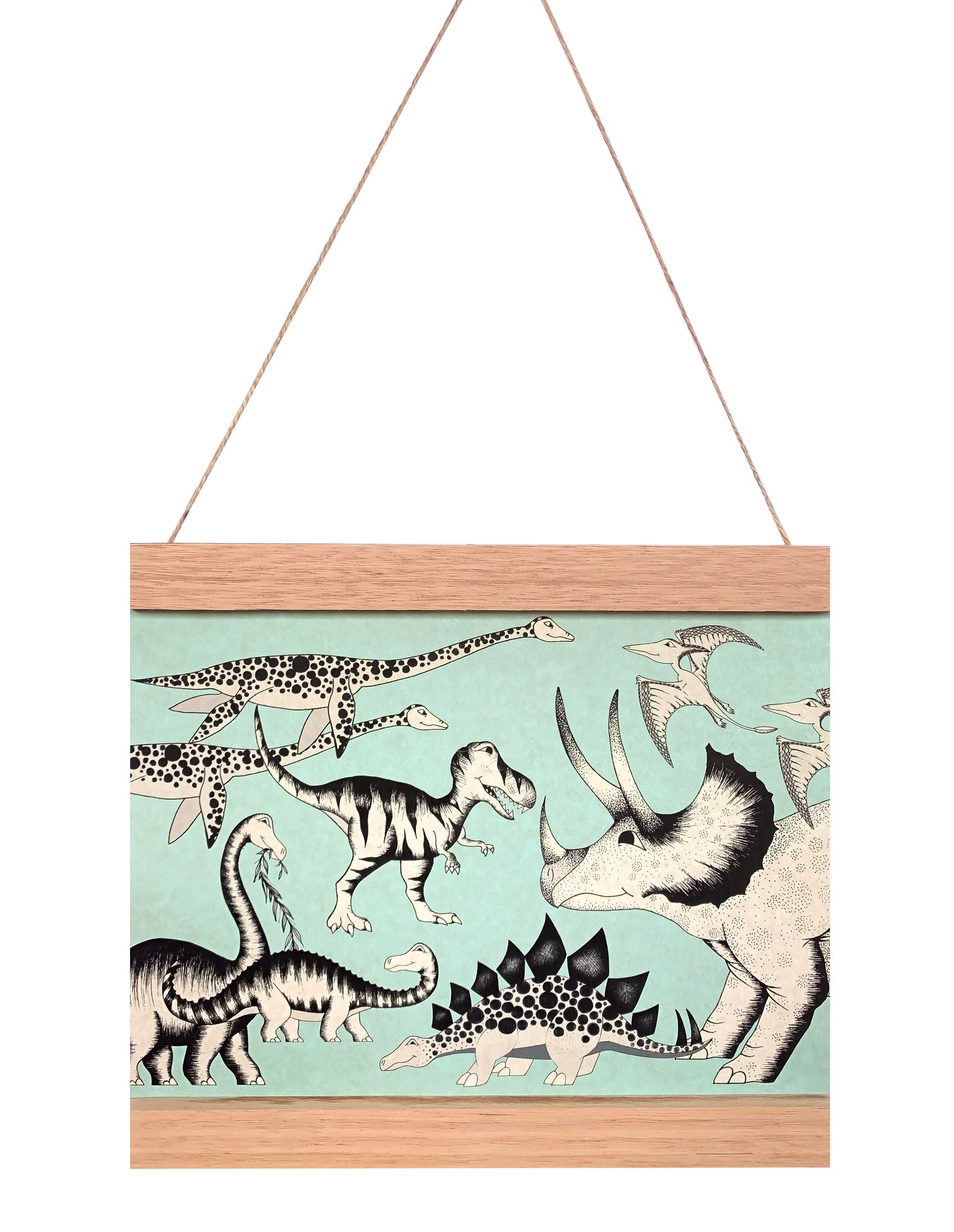 Dino Mini - Art Hanger - Triceratops & His Friends.