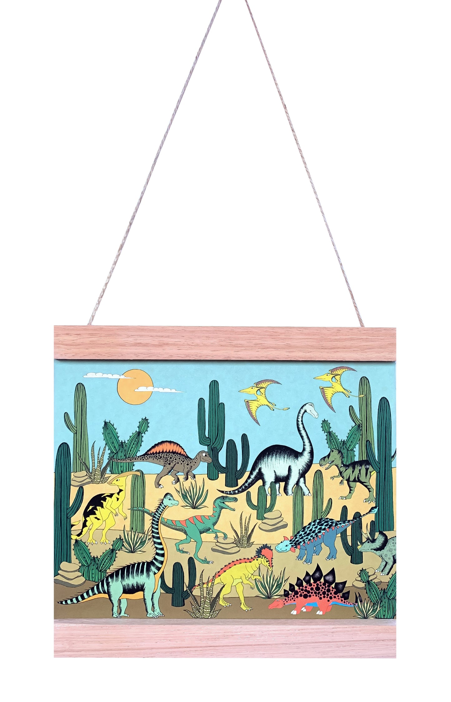 Dino Mini - Art Hanger - Dino Desert