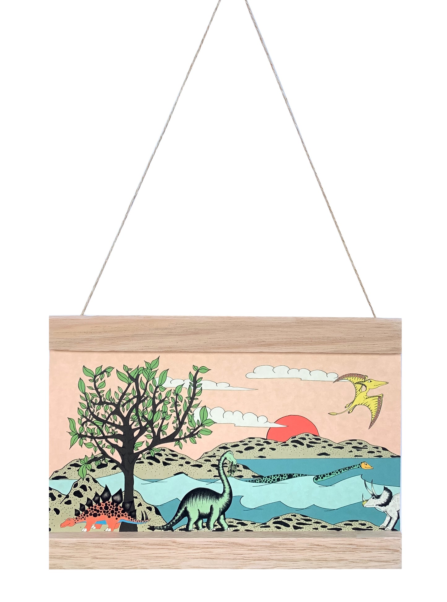 Dino Mini - Art Hanger - For The Love Of Trees & Dinosaurs