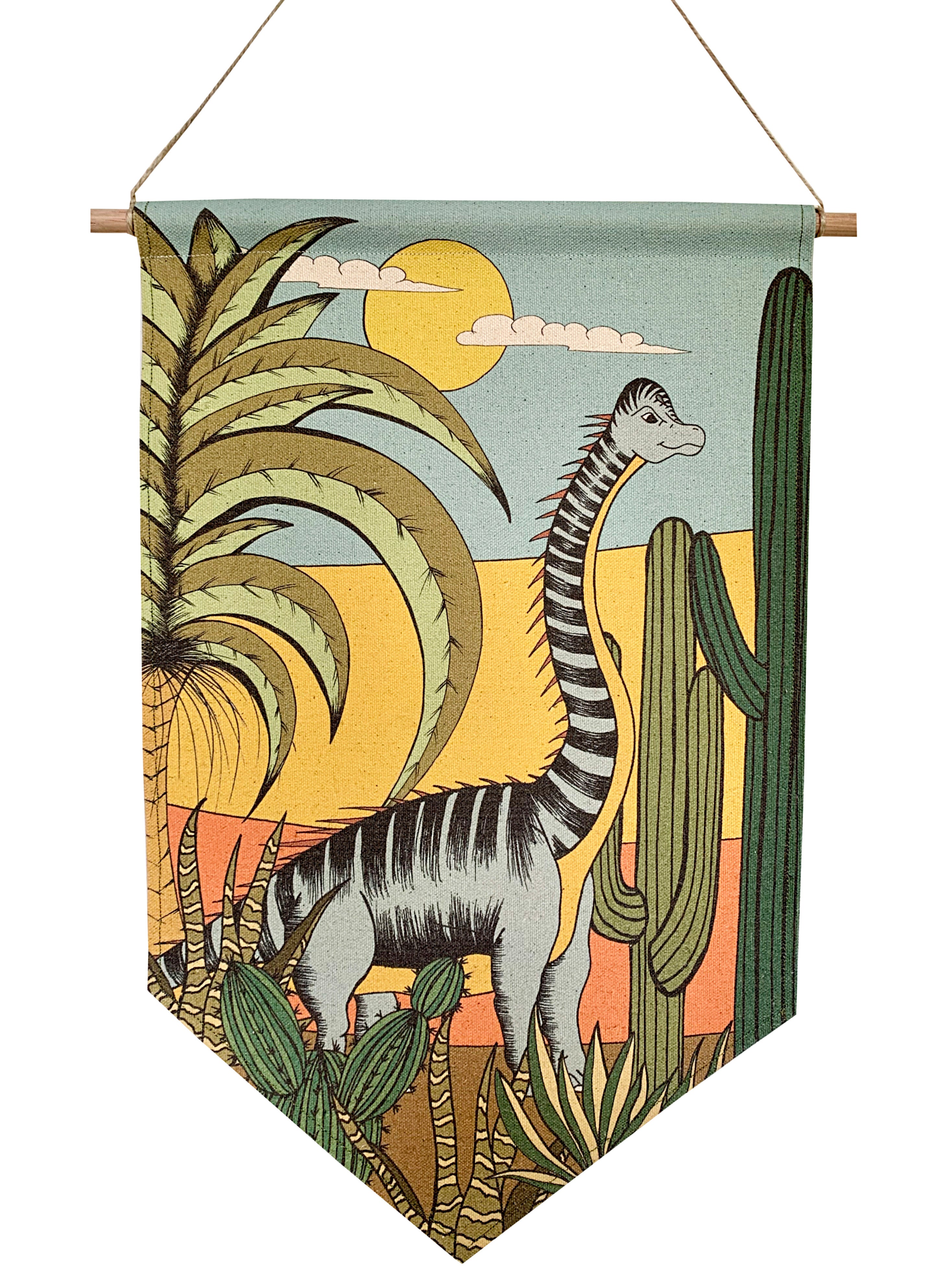 Dinosaur Banner - Desert Adventures - Brachiosaurus