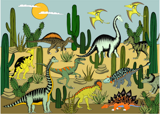 Poster - Dino Desert