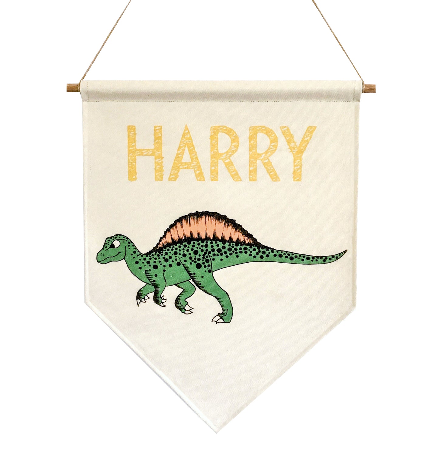 Personalised Dinosaur Name Banner - Spinosaurus