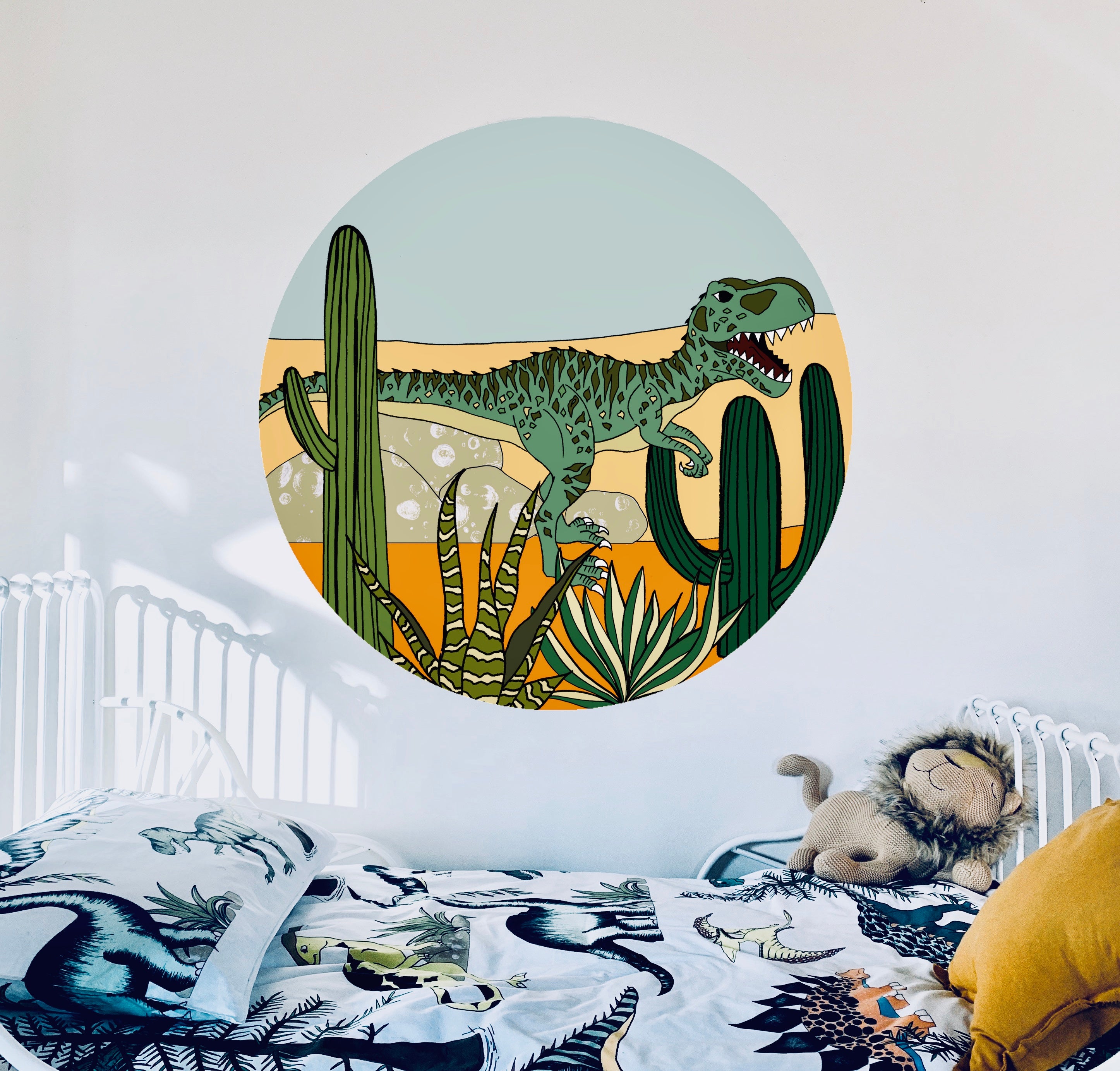 Decal Rounds - IN THE DESERT GIGANOTOSAURUS