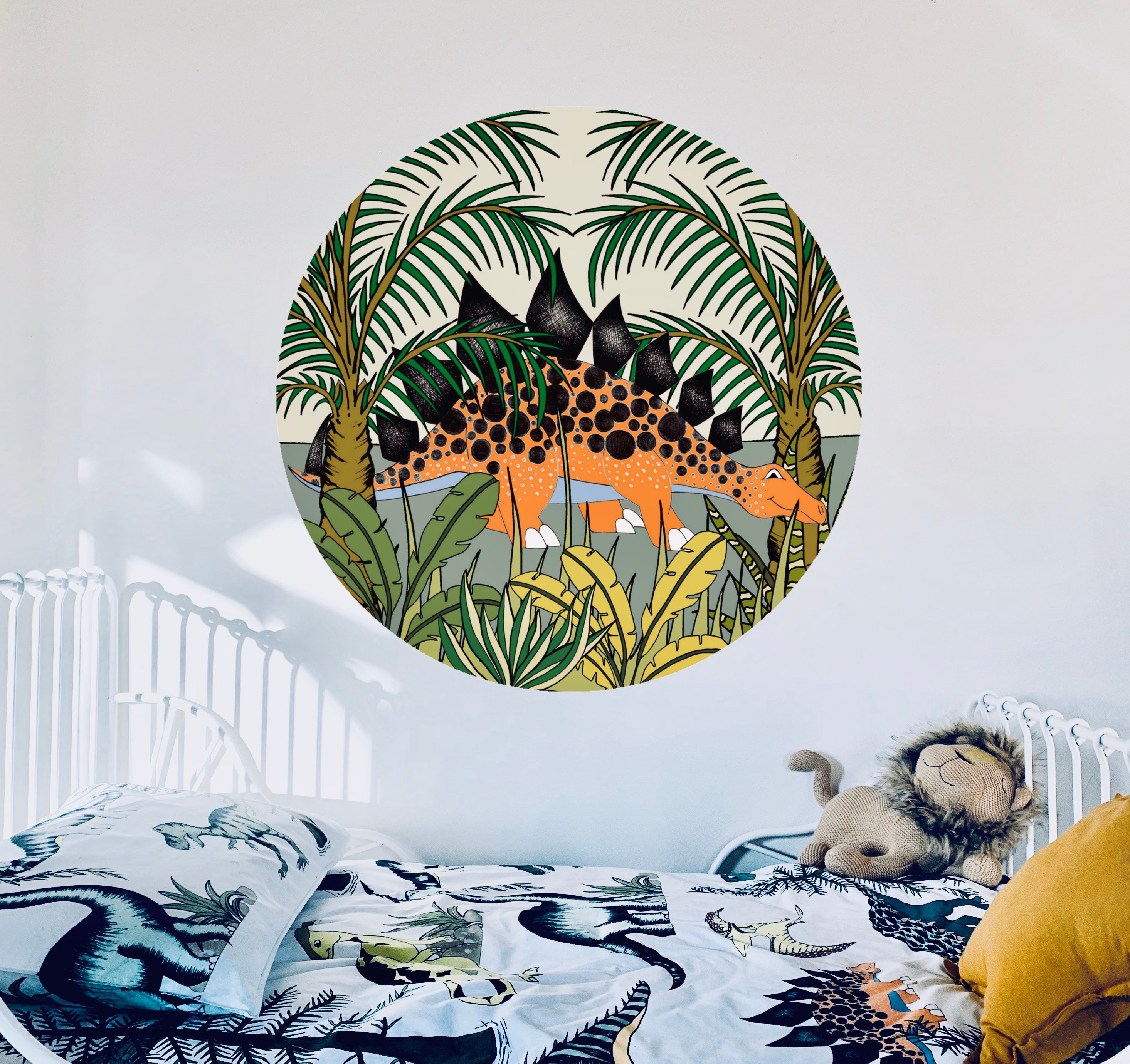 Decal Rounds - STEGOSAURUS JUNGLE