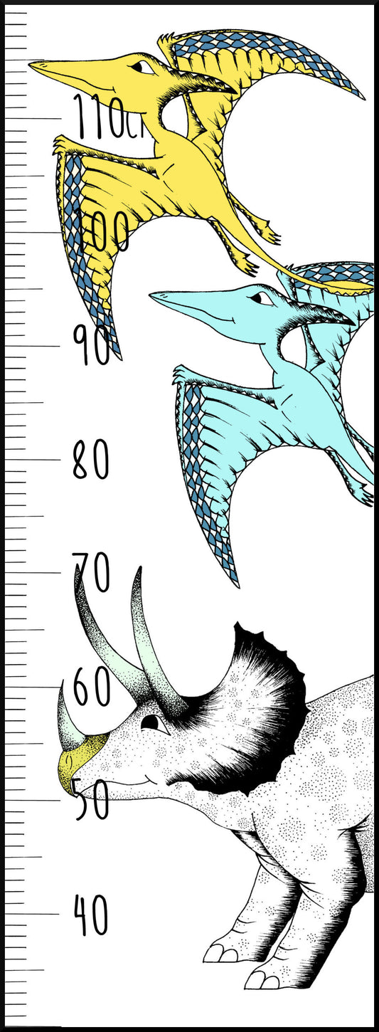 Dinosaur Growth Chart / Triceratops & Pterodactyl