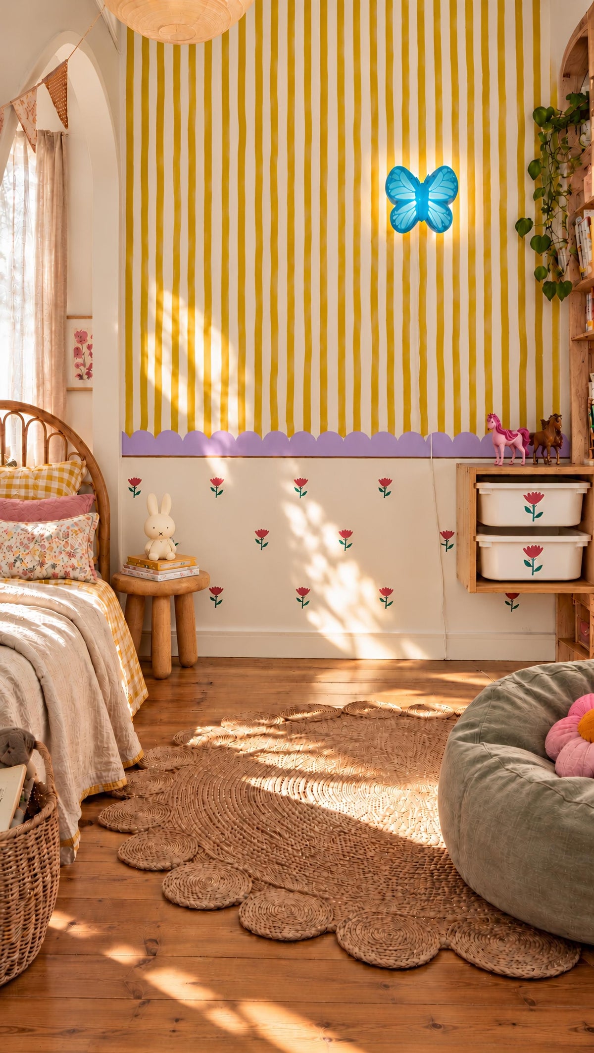 Decals - Hand Painted Stripes - Golden Honey