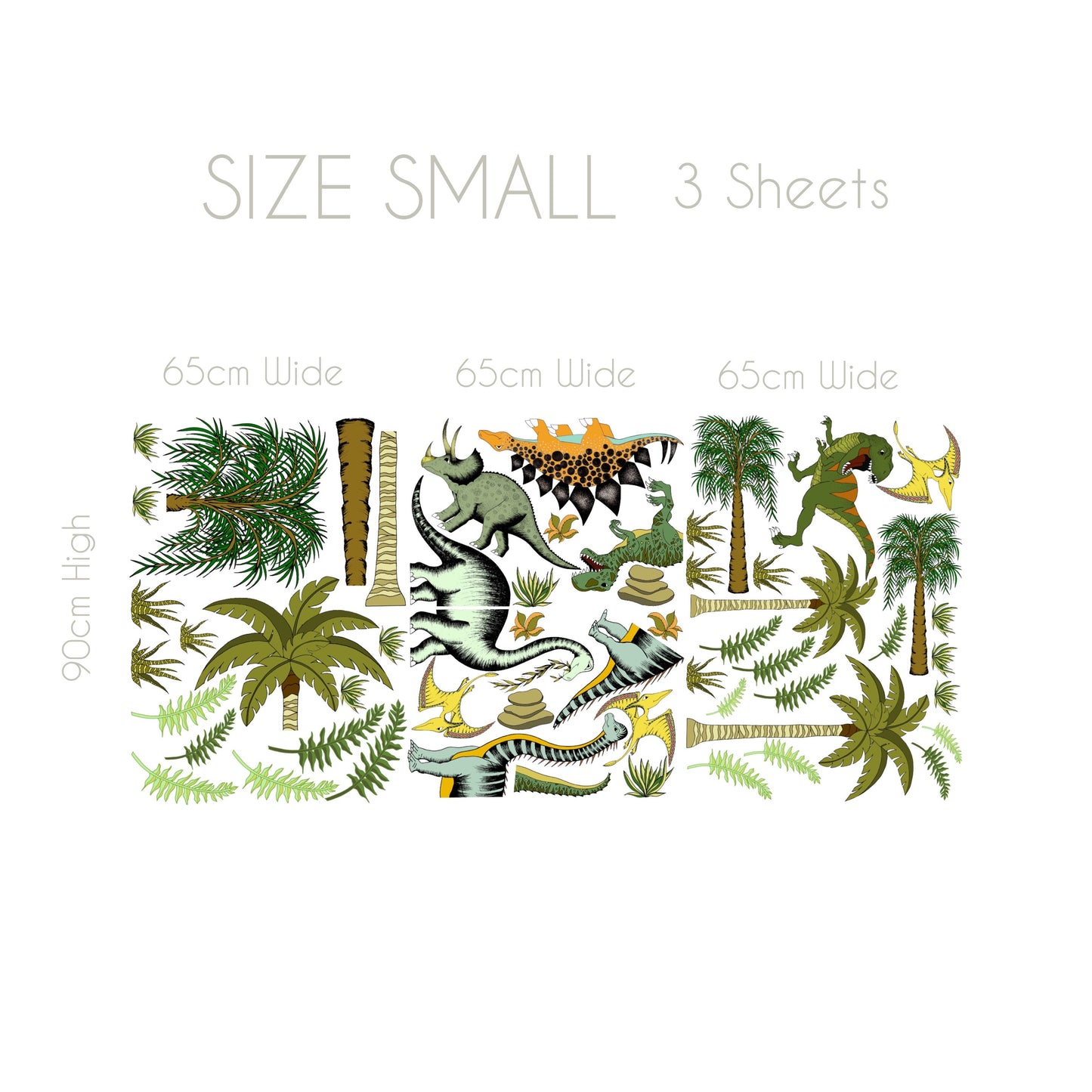 Decals - Bundle Pack Dinosaurs In The Jungle