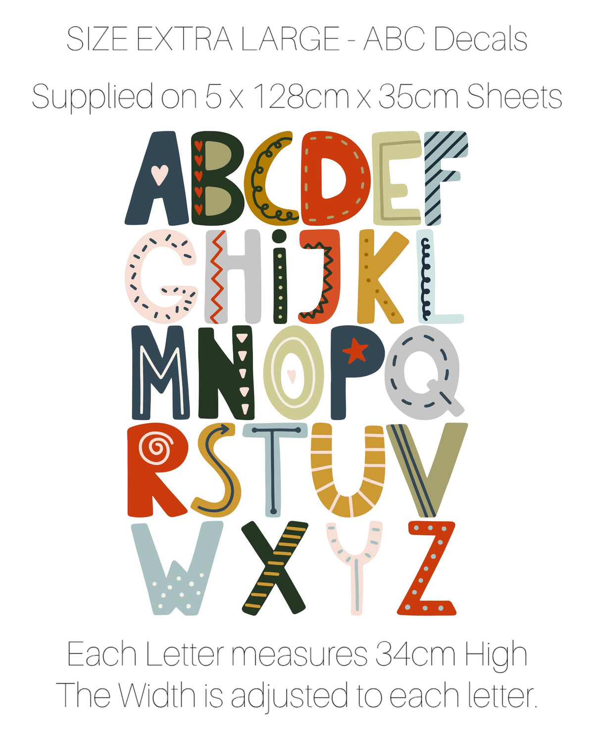 Decals ABC